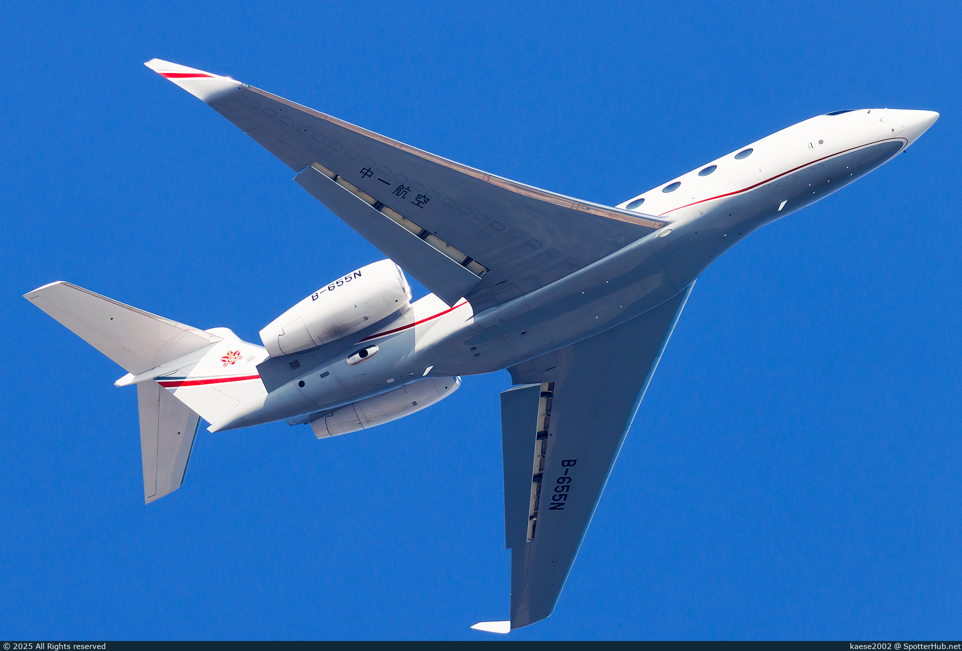 Photo of B-655N - Gulfstream G650ER operated by ZYB Lily Jet