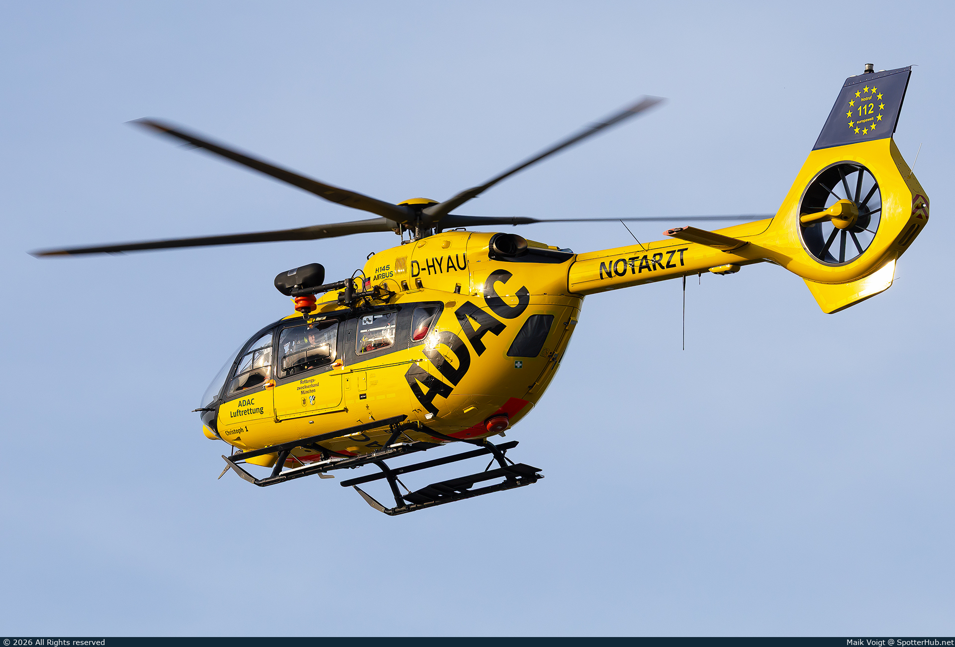 Photo of D-HYAU - Airbus Helicopters H145 operated by ADAC Luftrettung