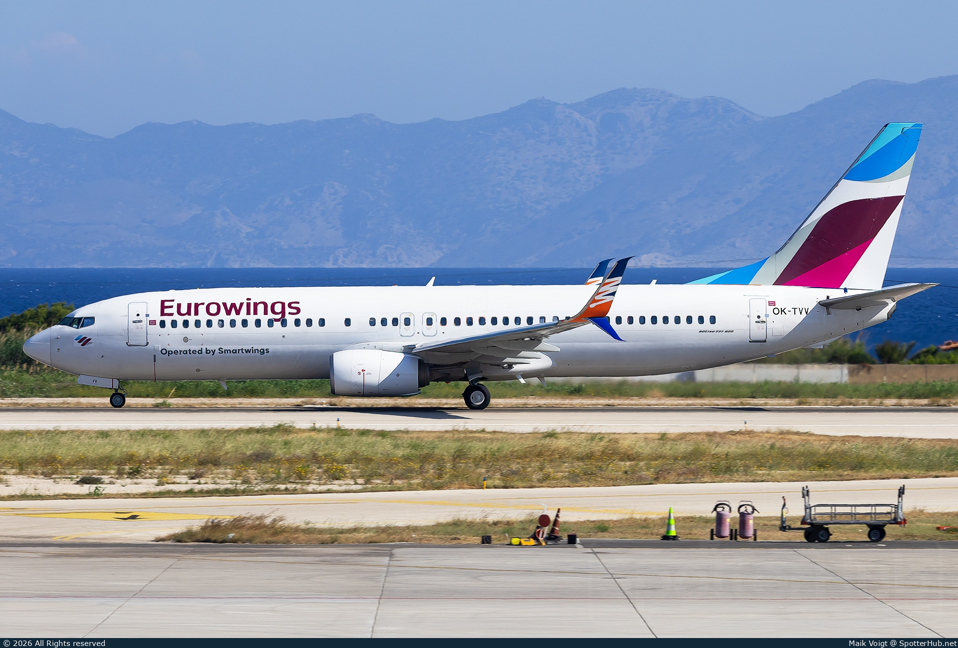 Photo of OK-TVV - Boeing 737-86N operated by Eurowings (opb SmartWings)