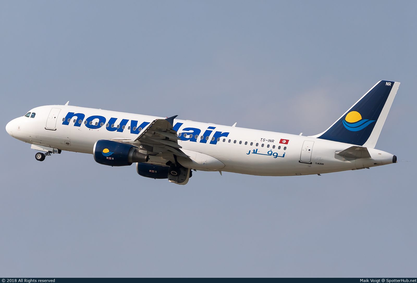 Photo of TS-INR - Airbus A320-214 operated by Nouvelair