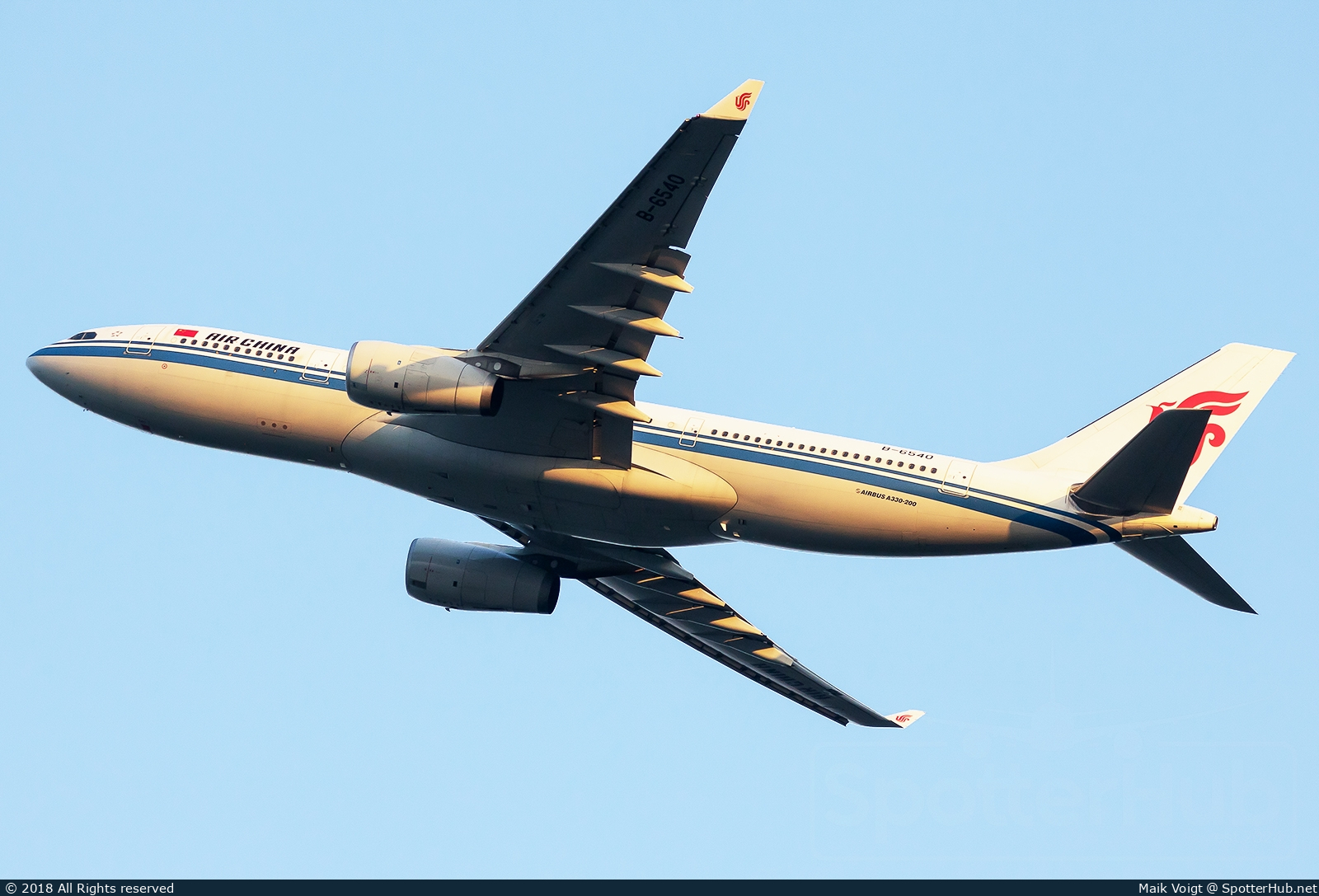 Photo of B-6540 - Airbus A330-243 operated by Air China