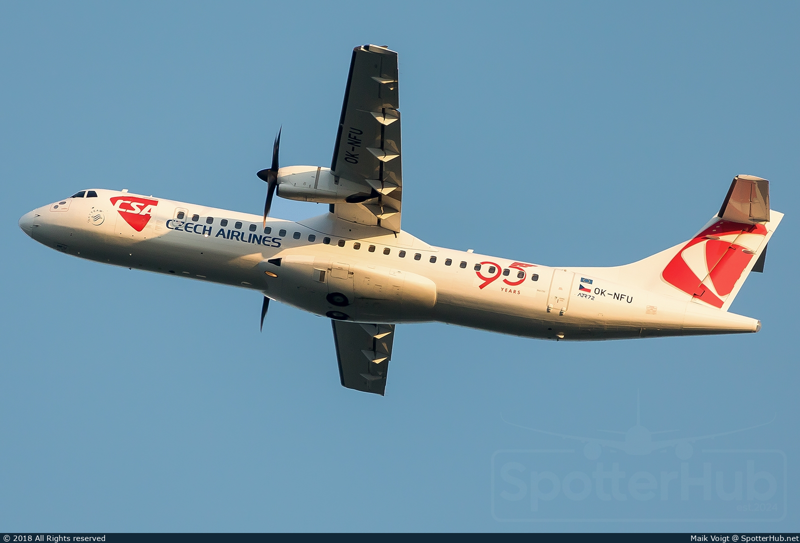Photo of OK-NFU - ATR 72-500 operated by CSA Czech Airlines