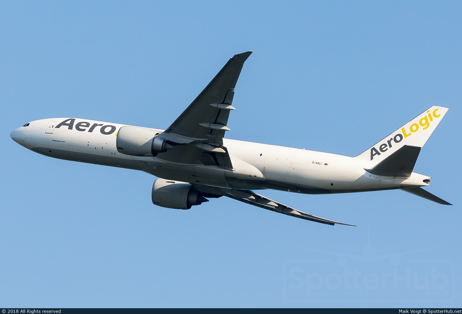 Photo of D-AALI - Boeing 777-F6N operated by AeroLogic