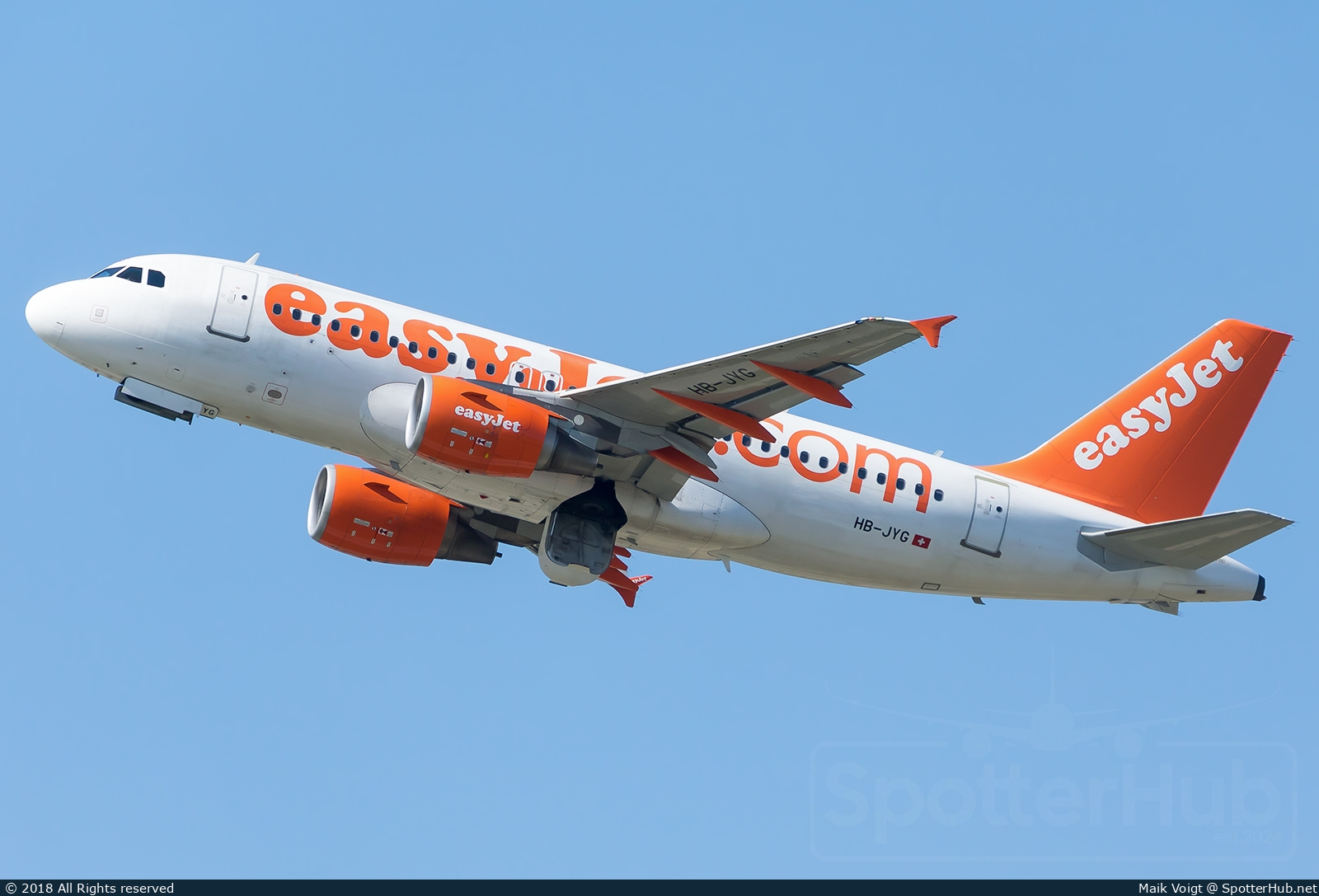 Photo of HB-JYG - Airbus A319-111 operated by easyJet Switzerland