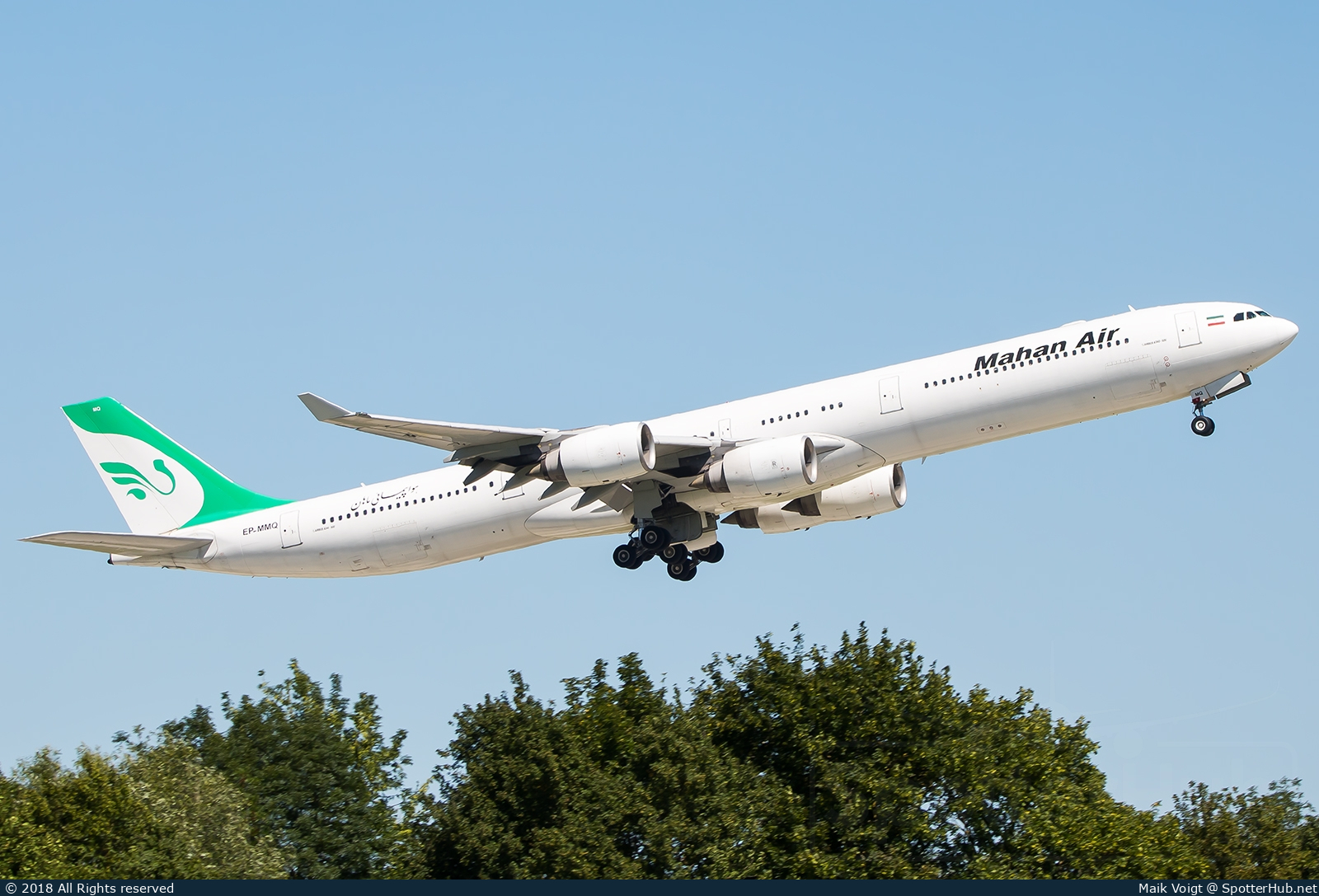 Photo of EP-MMQ - Airbus A340-642 operated by Mahan Air