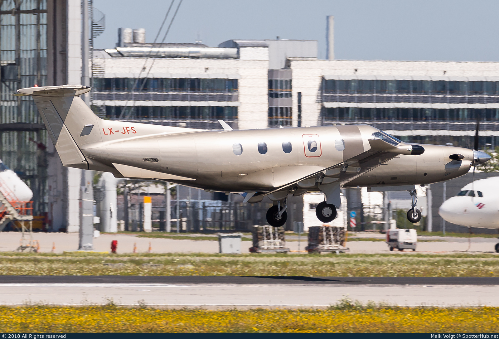 Photo of LX-JFS - Pilatus PC-12 NG operated by Jetfly Aviation