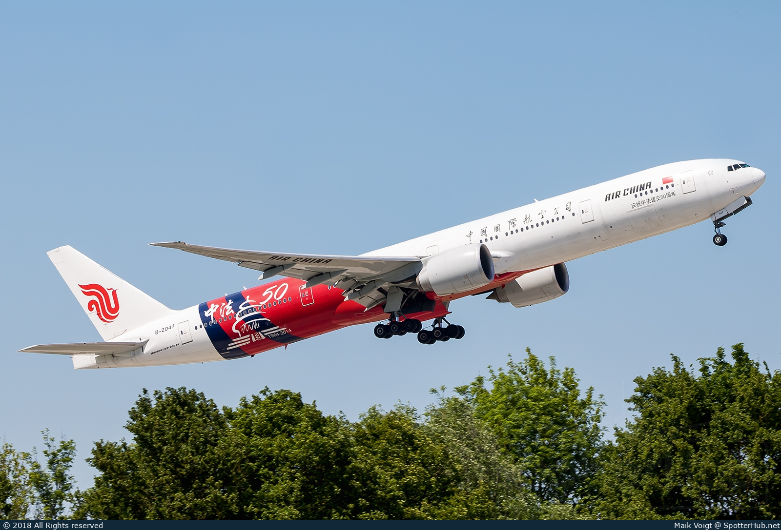 Photo of B-2047 - Boeing 777-39L(ER) operated by Air China