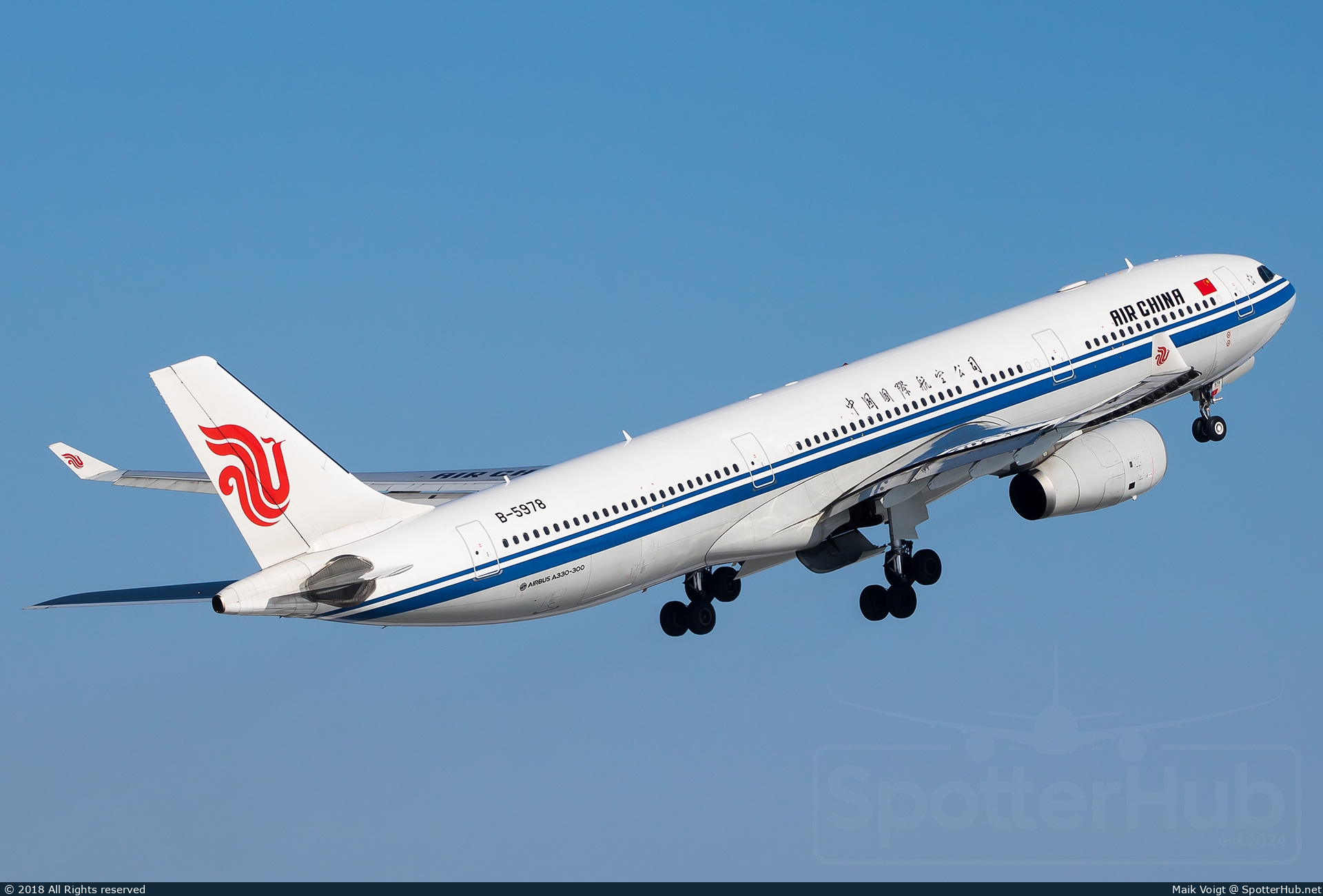 Photo of B-5978 - Airbus A330-343 operated by Air China