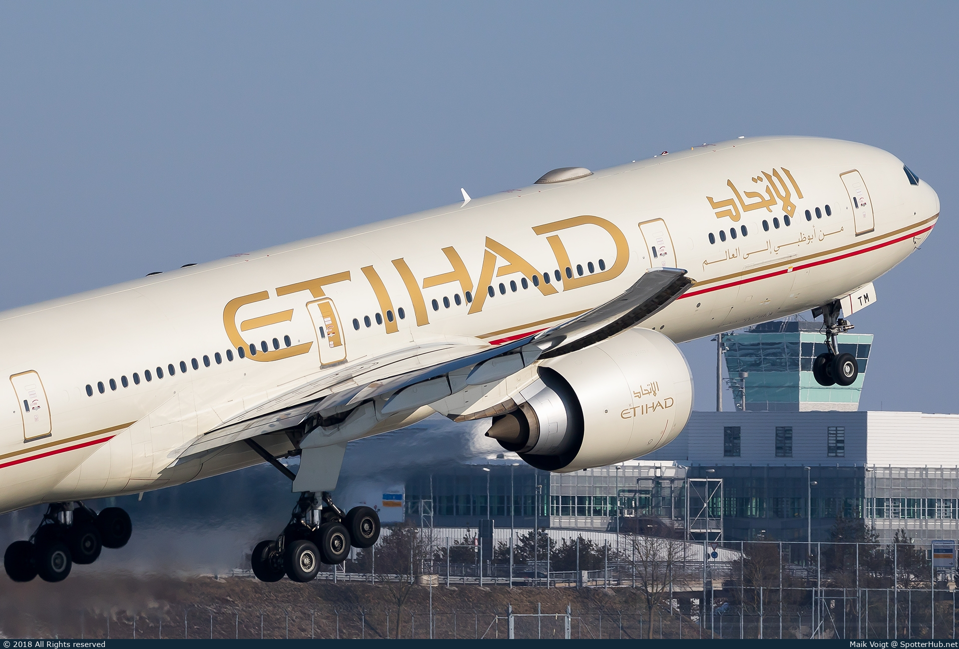 Photo of A6-ETM - Boeing 777-3FX(ER) operated by Etihad Airways