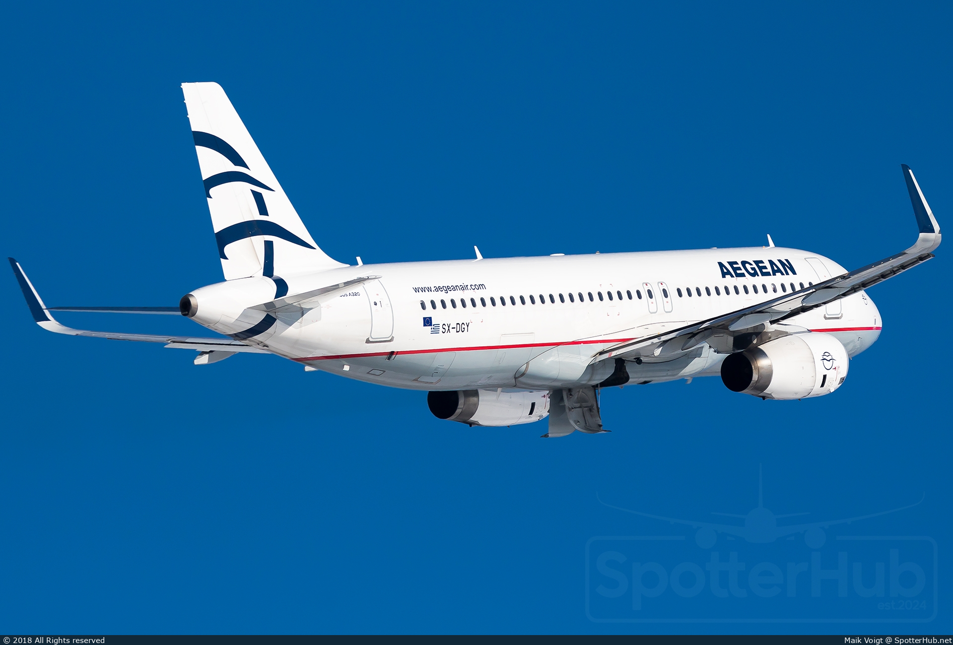 Photo of SX-DGY - Airbus A320-232 operated by Aegean Airlines