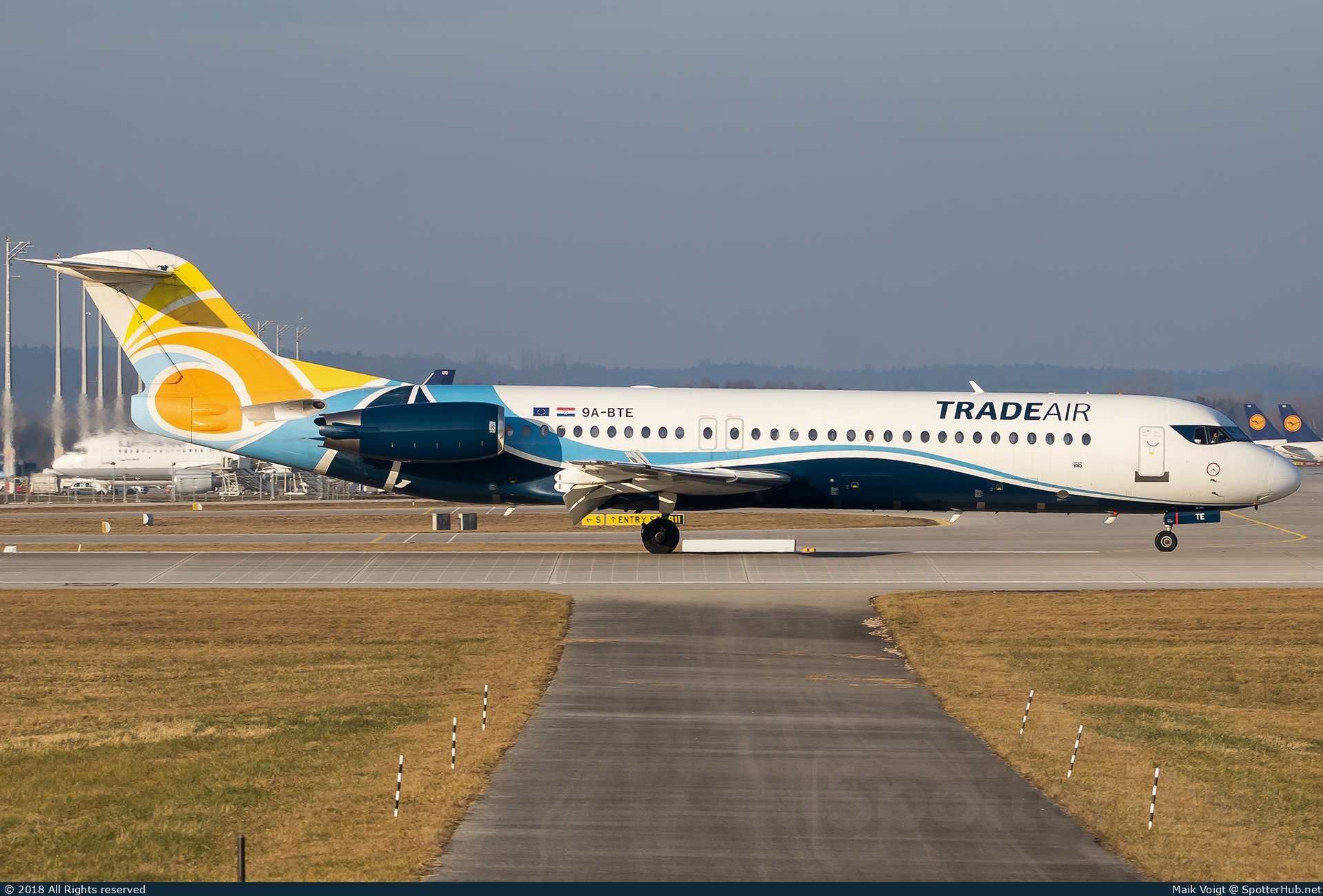 Photo of 9A-BTE - Fokker 100 operated by Trade Air