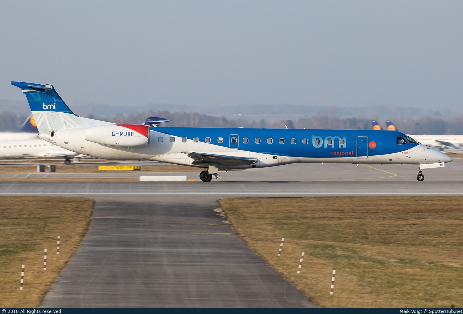 Photo of G-RJXH - Embraer ERJ-145EP operated by bmi Regional