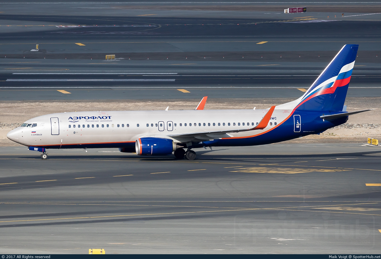 Photo of VQ-BWC - Boeing 737-8LJ operated by Aeroflot