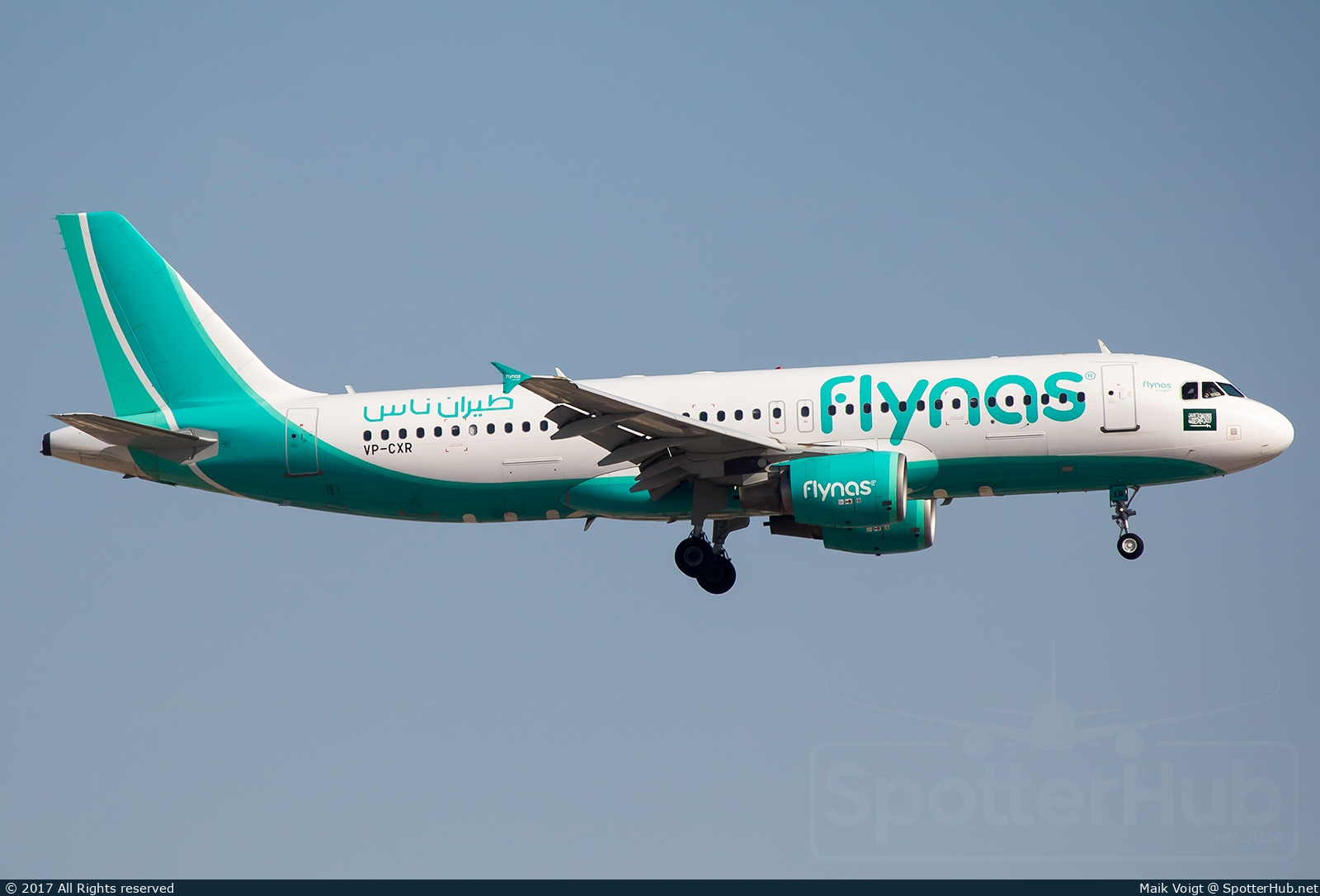 Photo of VP-CXR - Airbus A320-214 operated by Flynas