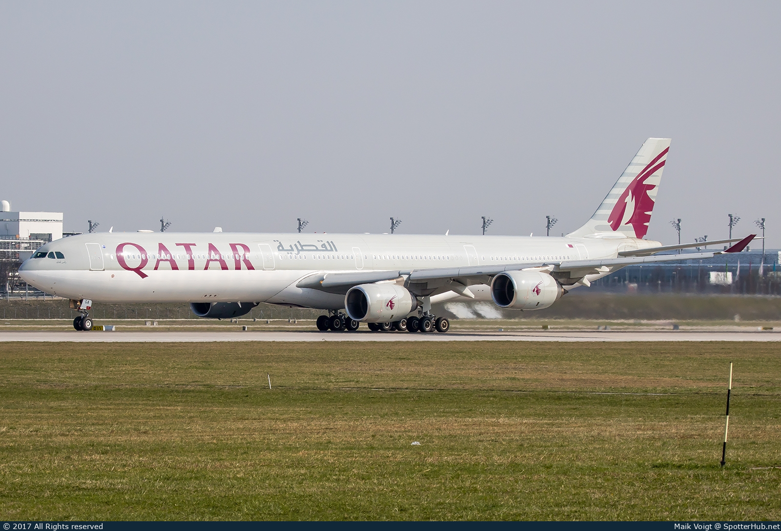 Photo of A7-AGA - Airbus A340-642 operated by Qatar Airways