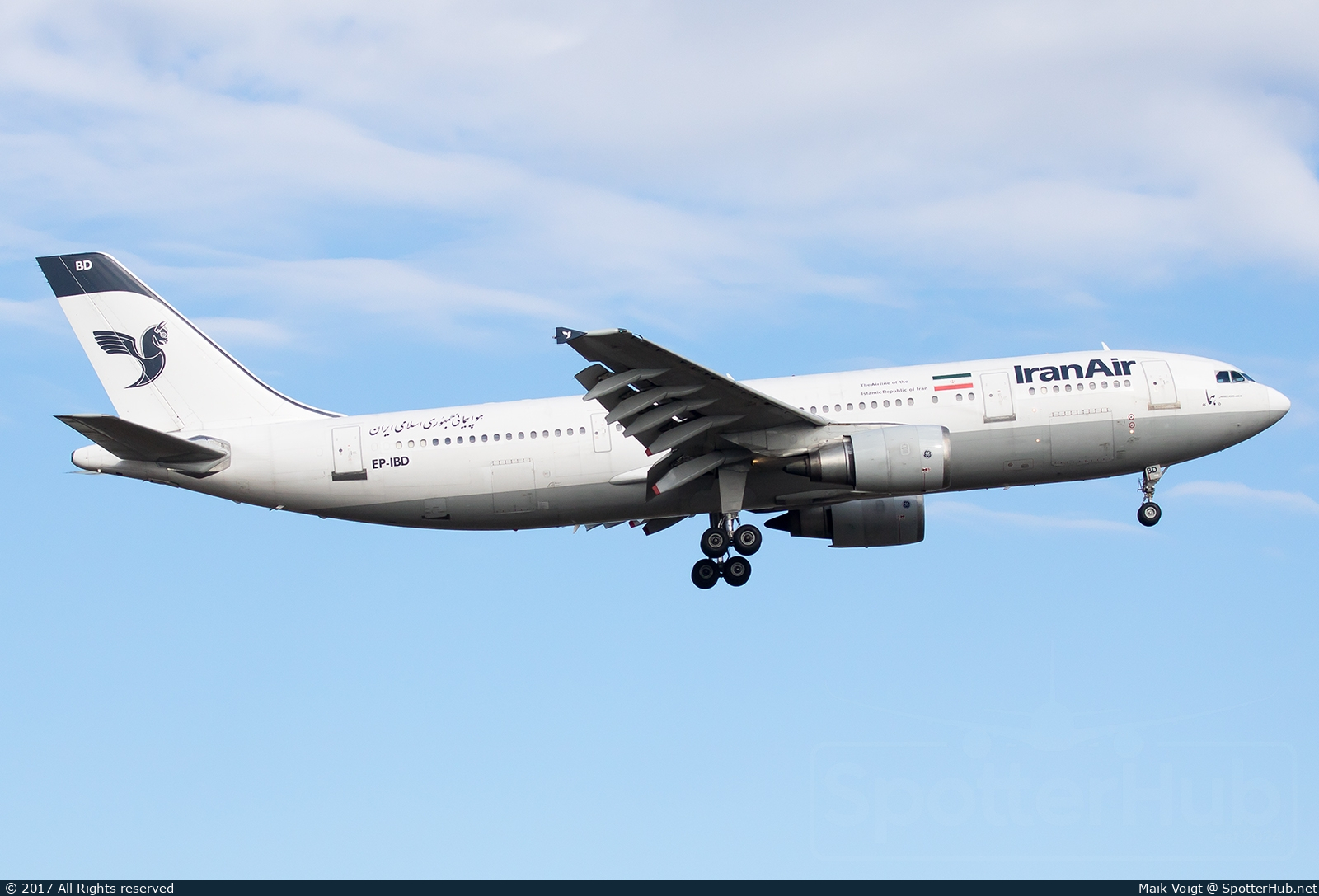 Photo of EP-IBD - Airbus A300B4-605R operated by Iran Air