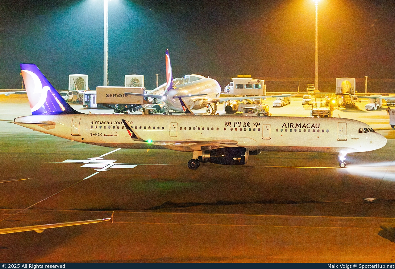 Photo of B-MCC - Airbus A321-231 operated by Air Macau
