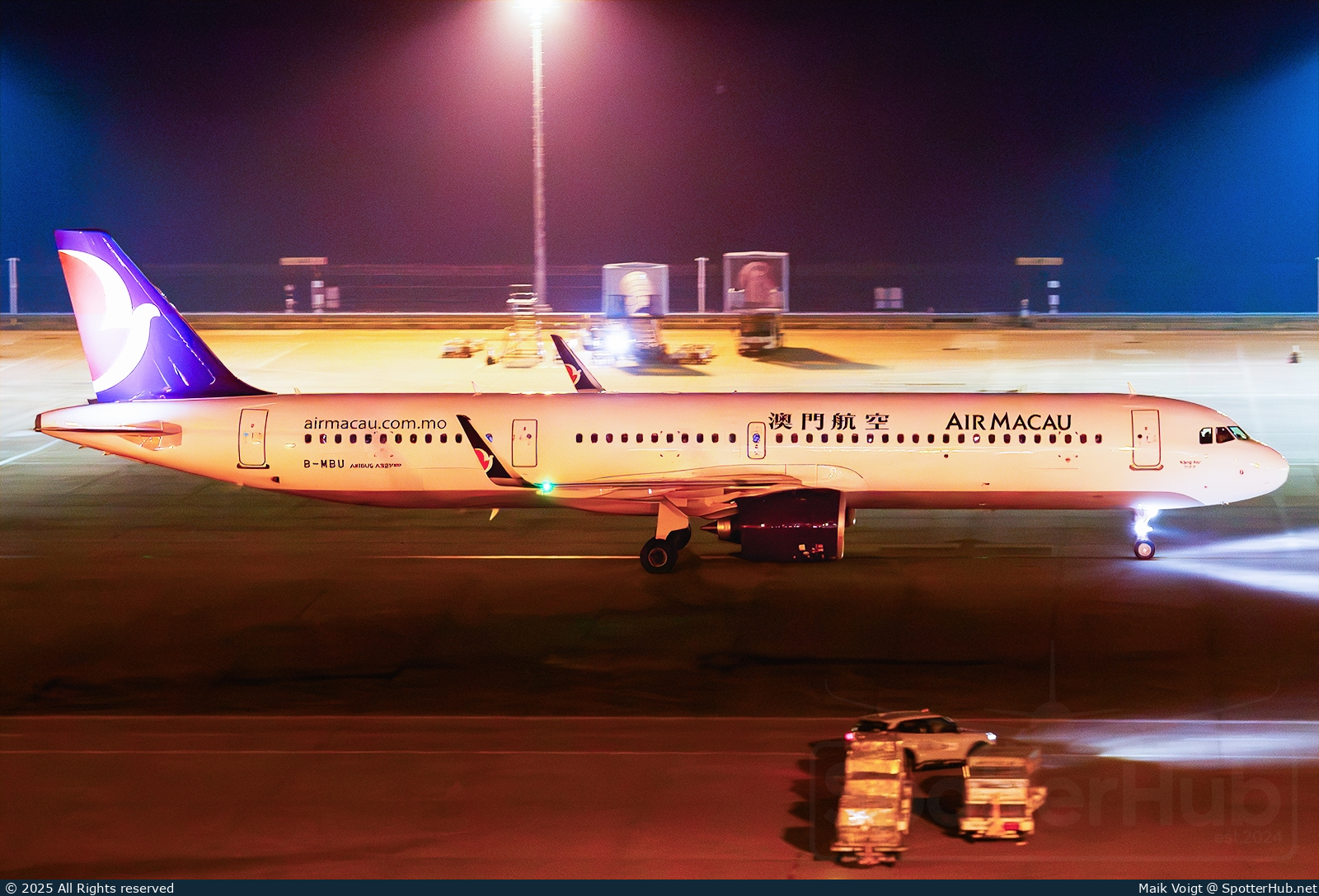 Photo of B-MBU - Airbus A321-271NX operated by Air Macau