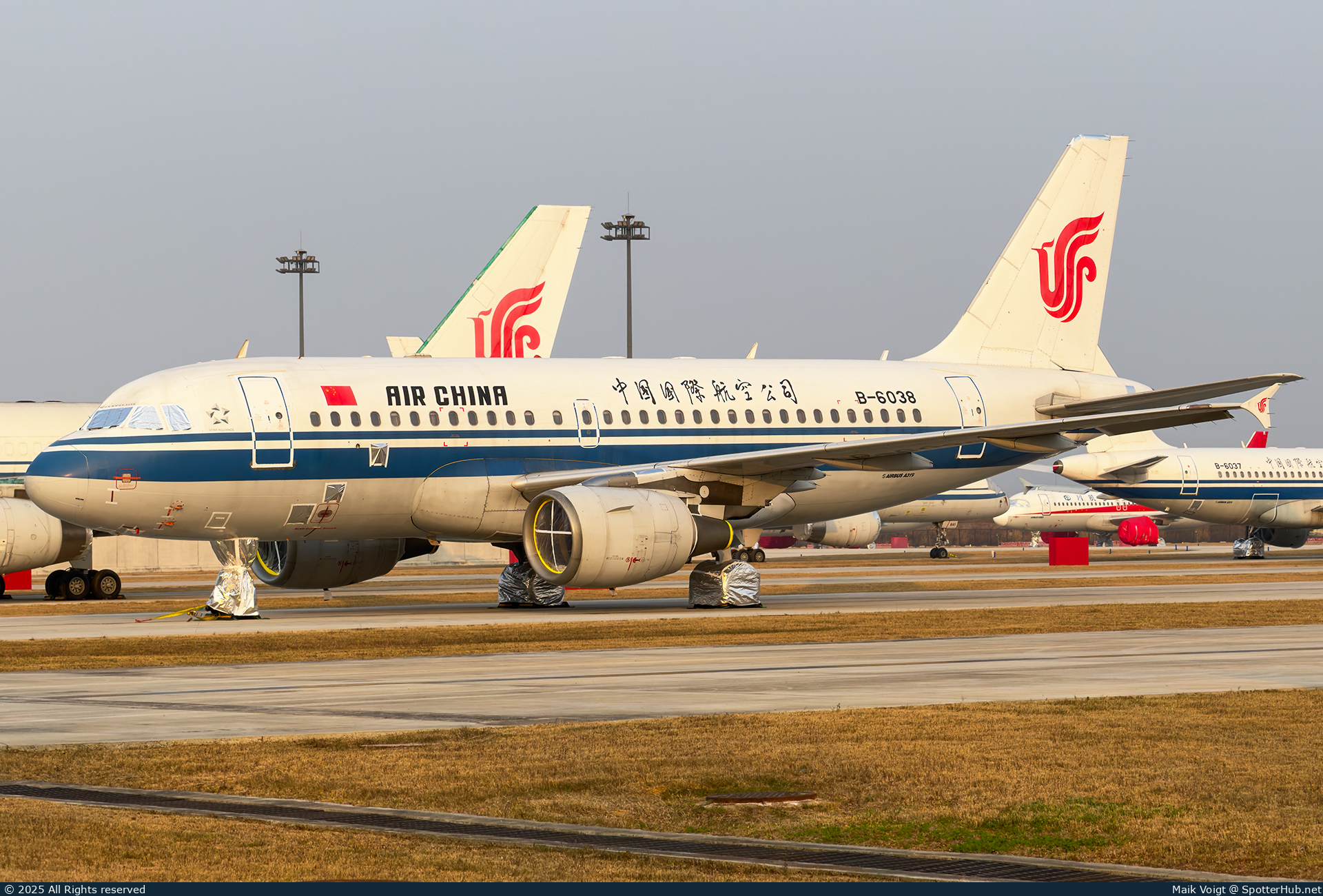 Photo of B-6038 - Airbus A319-115 operated by Air China