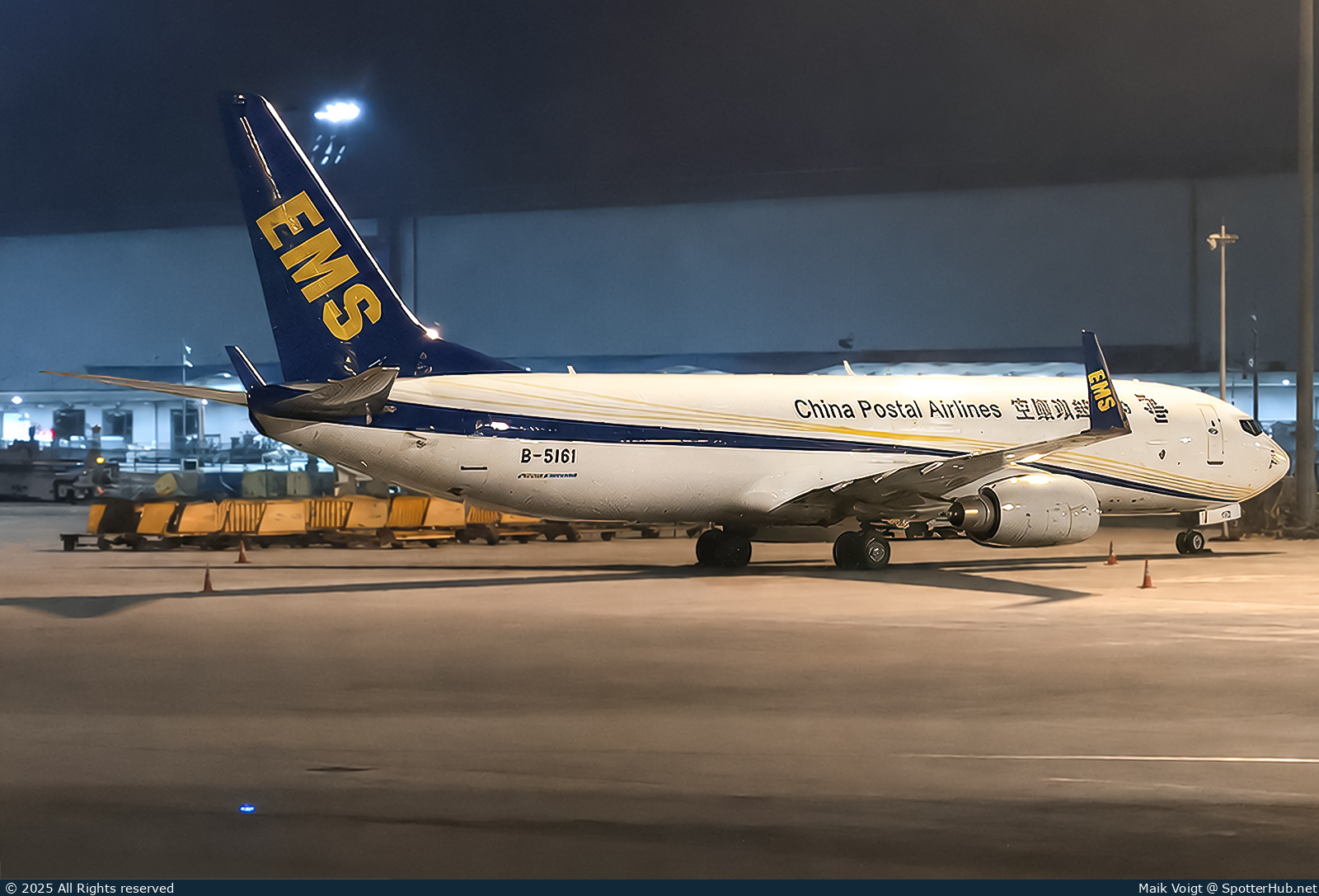 Photo of B-5161 - Boeing 737-85C(BCF) operated by China Postal Airlines