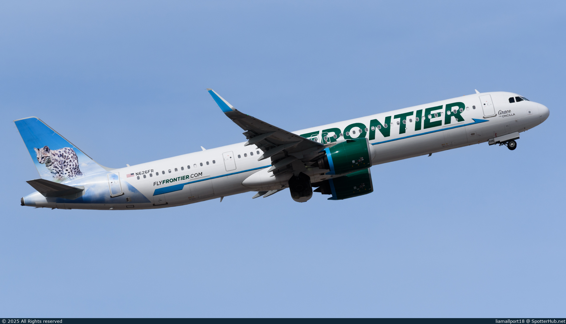 Photo of N626FR - Airbus A321-271NX operated by Frontier Airlines