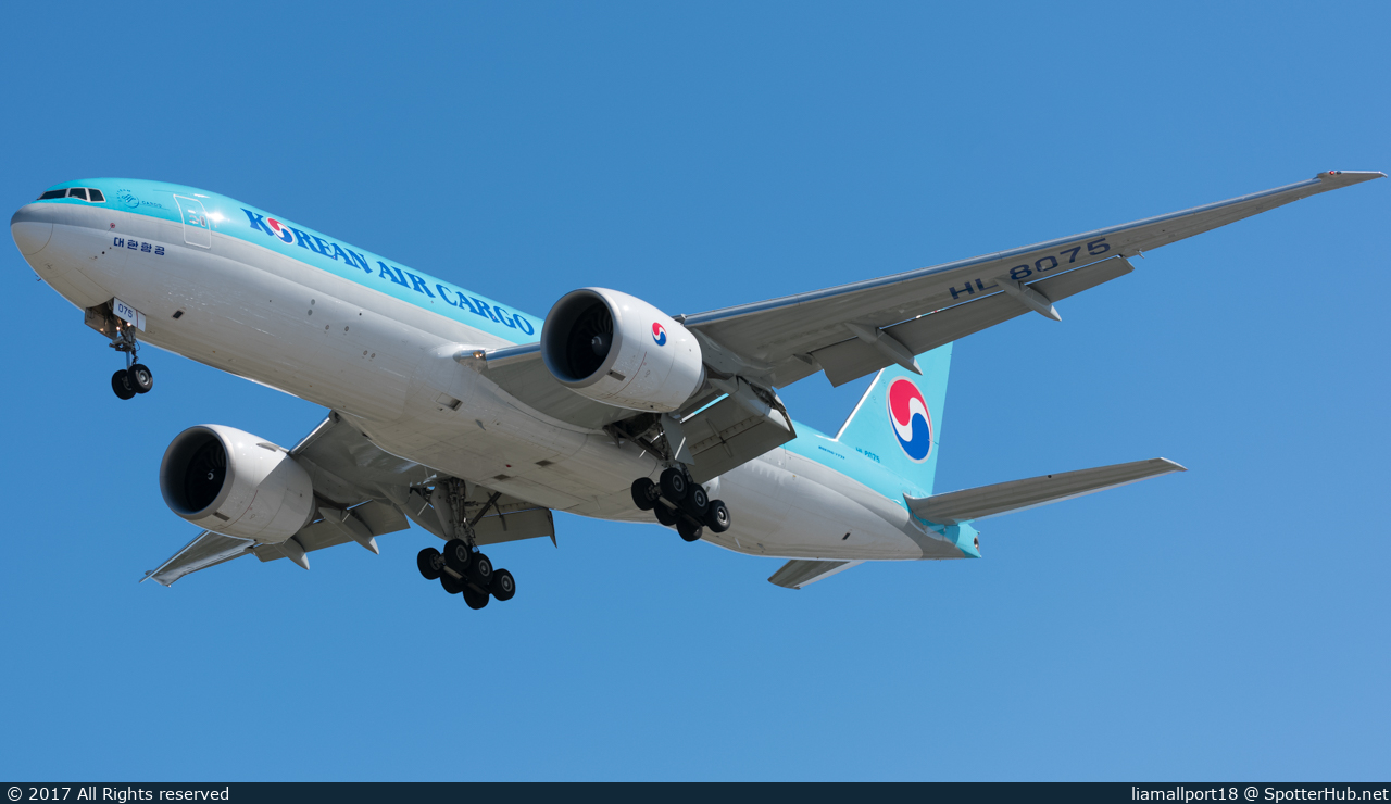 Photo of HL8075 - Boeing 777-FEZ operated by Korean Air Cargo