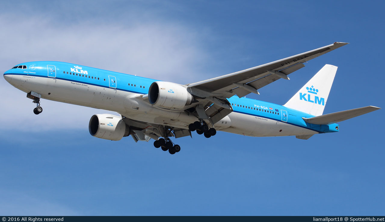 Photo of PH-BQA - Boeing 777-206(ER) operated by KLM Royal Dutch Airlines