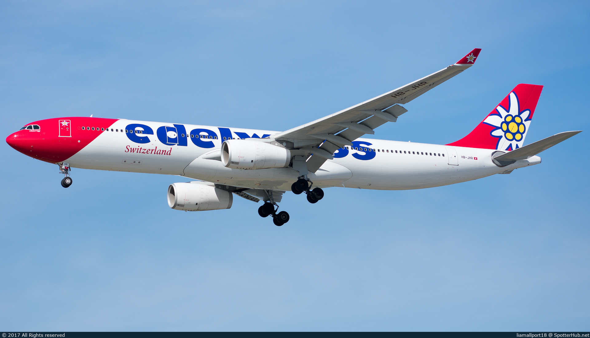 Photo of HB-JHR - Airbus A330-343 operated by Edelweiss Air