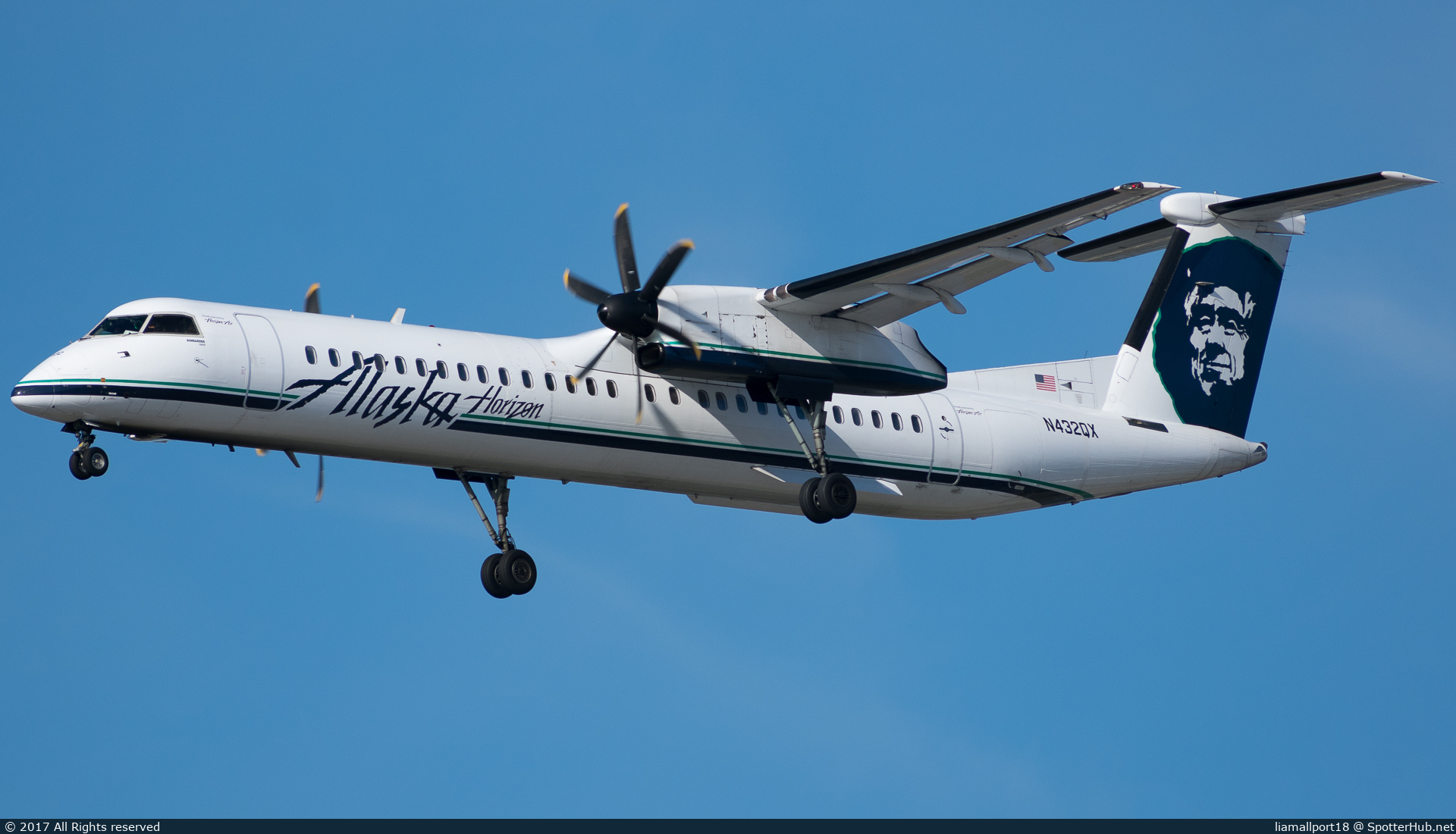 Photo of N432QX - Bombardier DHC-8-402 Dash 8 Q400 operated by Alaska Airlines (opb Horizon Air)