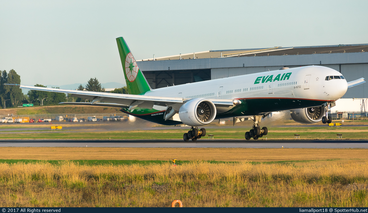 Photo of B-16732 - Boeing 777-36N(ER) operated by EVA Air