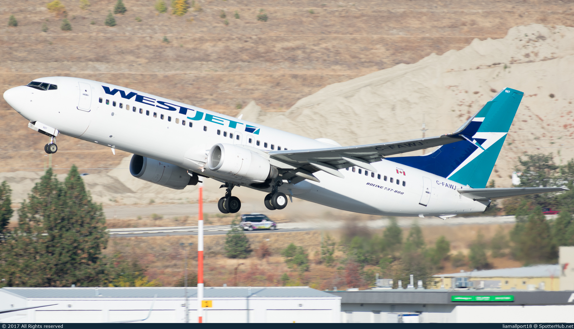 Photo of C-FAWJ - Boeing 737-8CT operated by WestJet Airlines