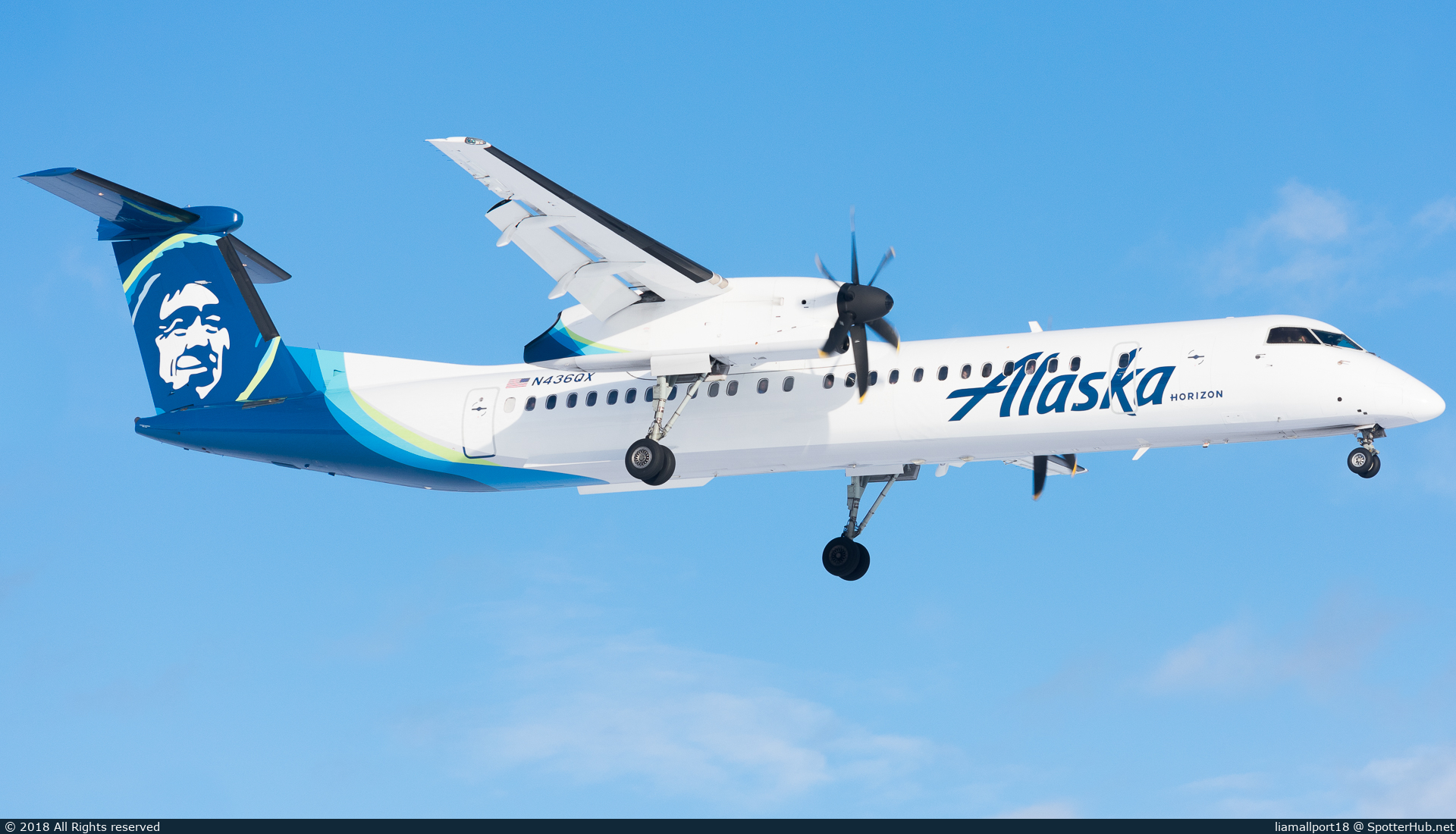 Photo of N436QX - Bombardier DHC-8-402 Dash 8 Q400 operated by Alaska Airlines (opb Horizon Air)