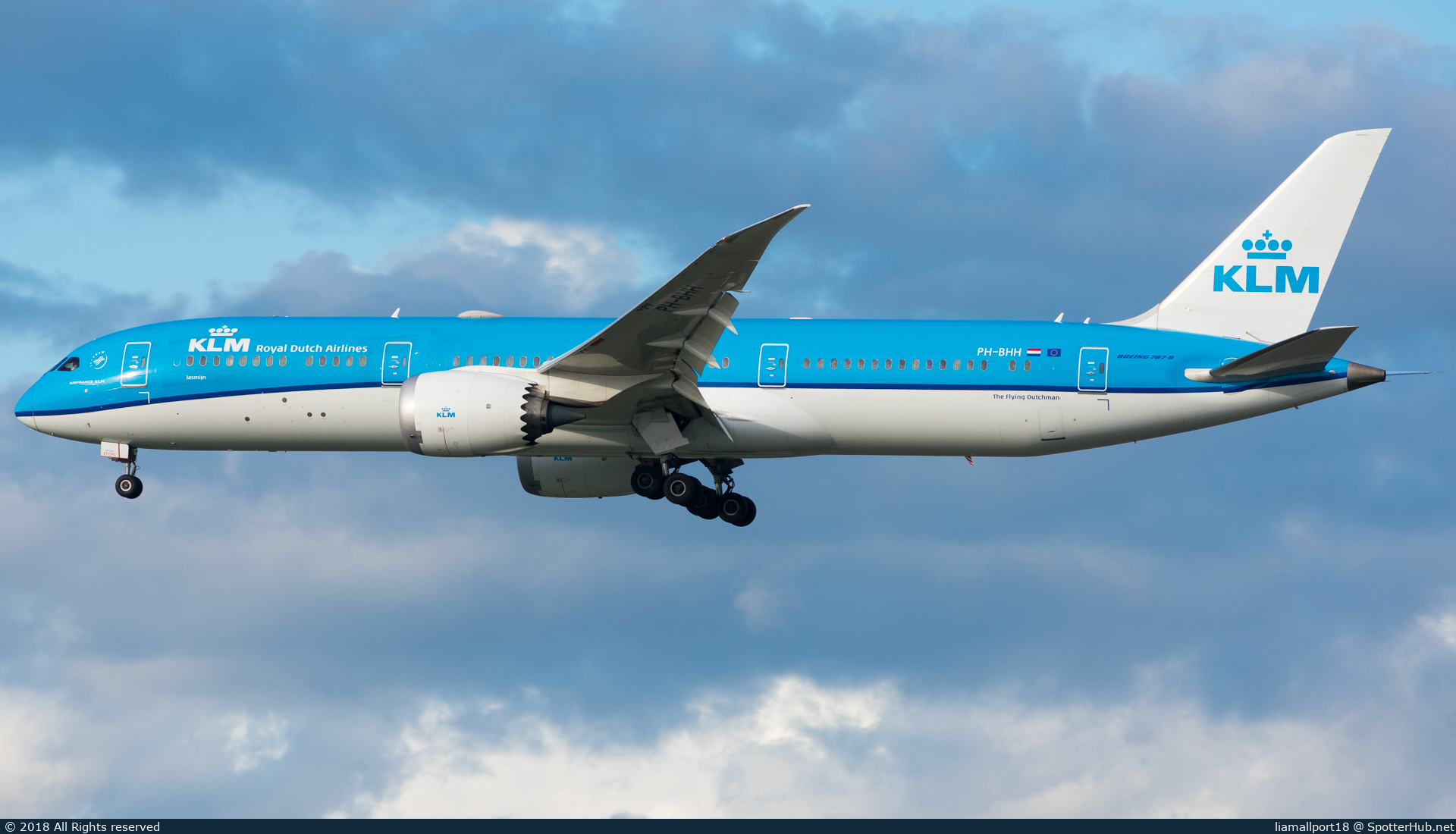 Photo of PH-BHH - Boeing 787-9 Dreamliner operated by KLM Royal Dutch Airlines