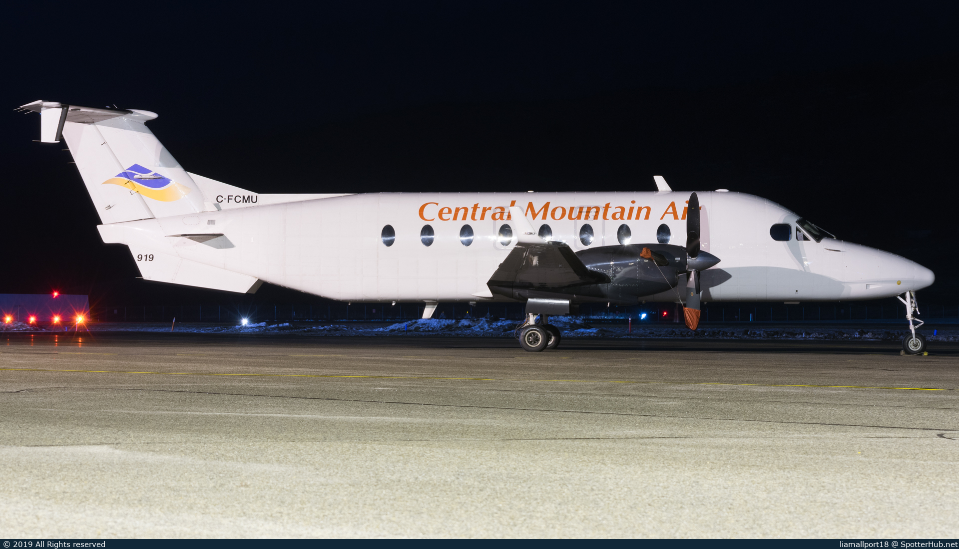 Photo of C-FCMU - Beechcraft 1900D operated by Central Mountain Air