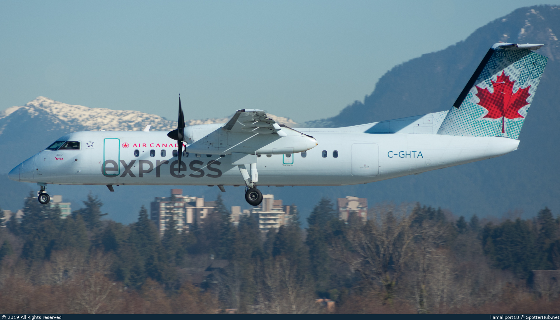 Photo of C-GHTA - De Havilland Canada DHC-8-301 Dash 8 operated by Air Canada Express (opb Jazz Air)