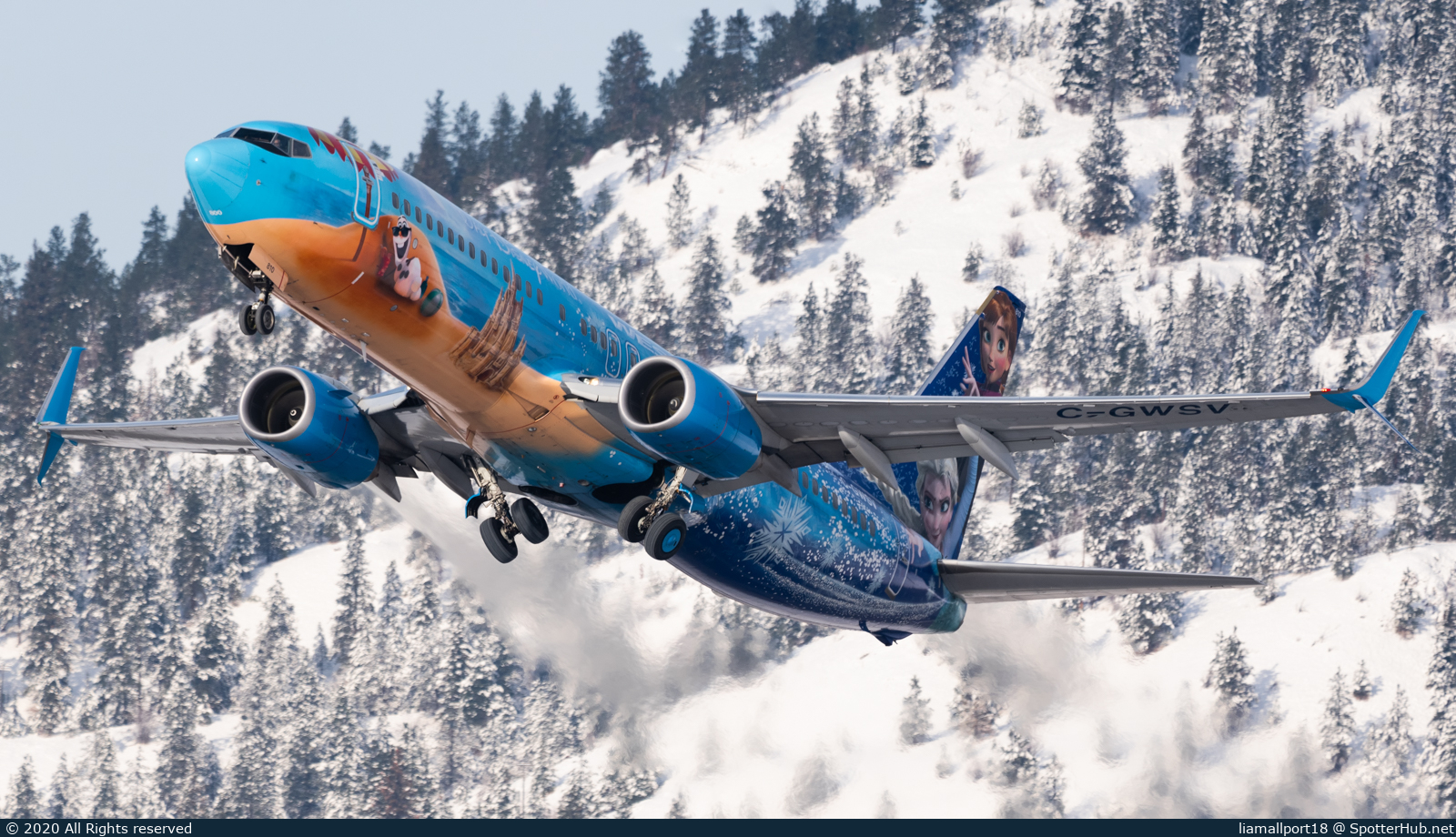 Photo of C-GWSV - Boeing 737-8CT operated by WestJet Airlines