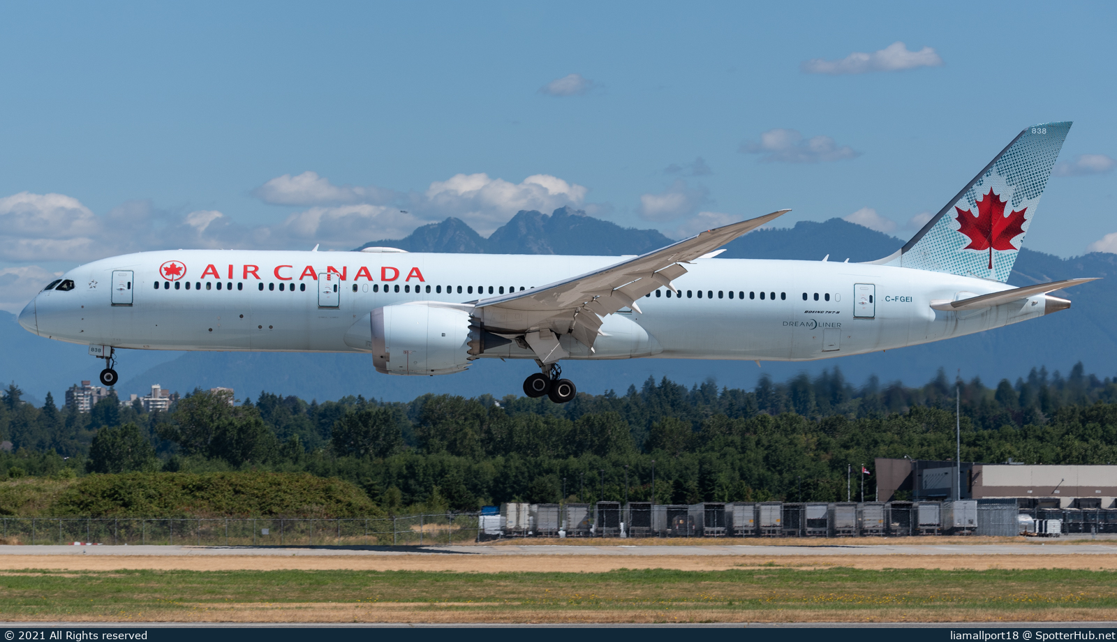 Photo of C-FGEI - Boeing 787-9 Dreamliner operated by Air Canada