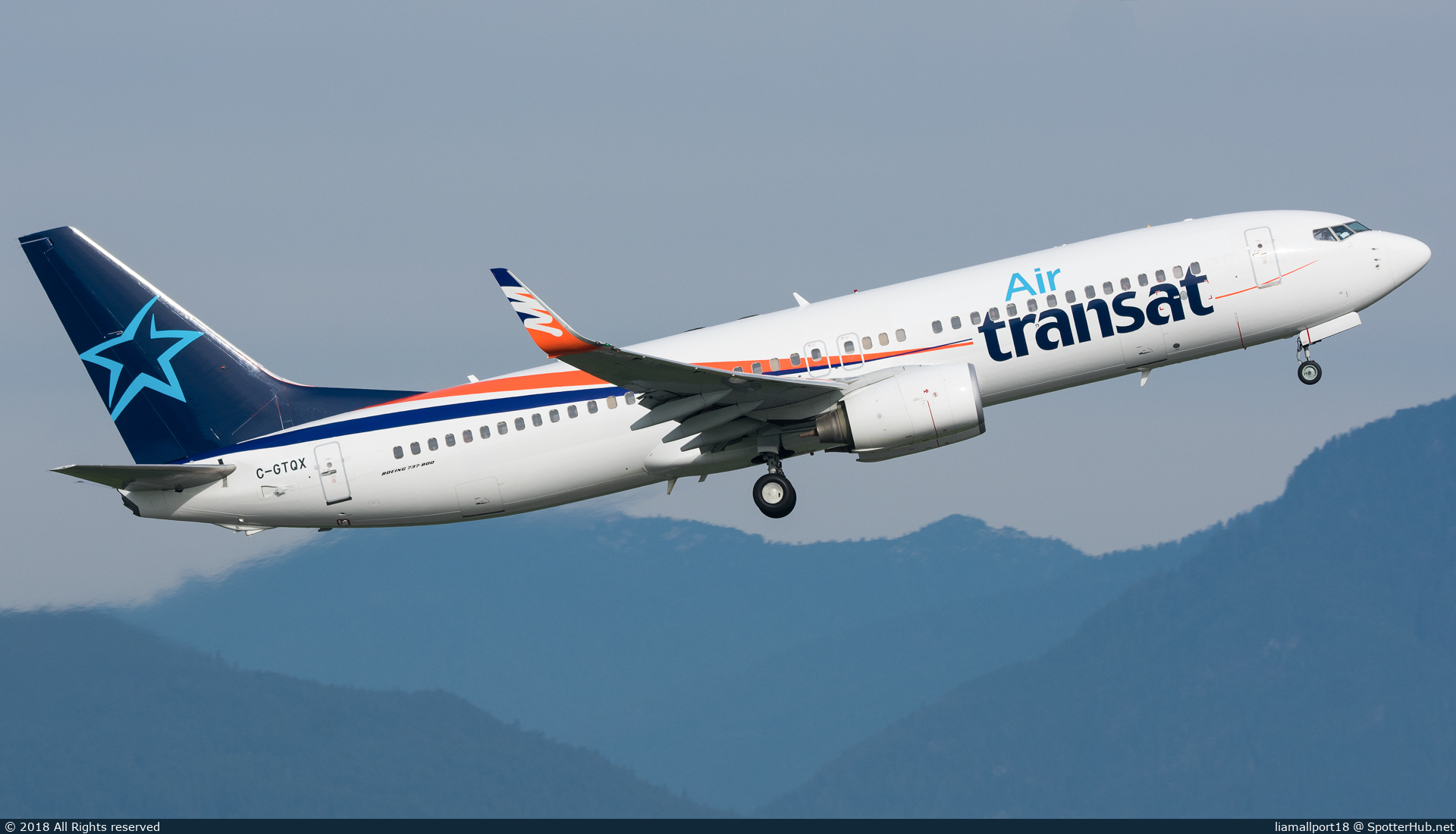 Photo of C-GTQX - Boeing 737-8FN operated by Air Transat