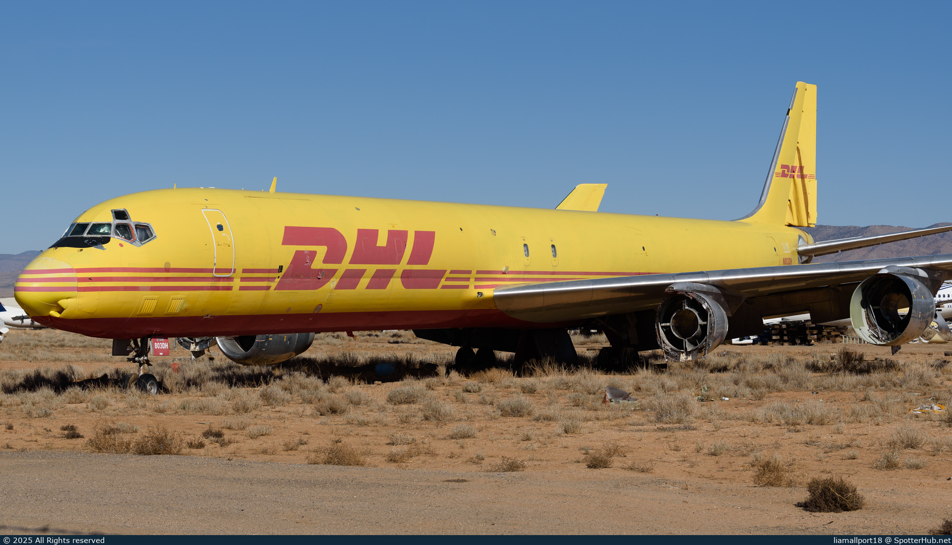 Photo of N803DH - Douglas DC-8-73(F) operated by DHL Airways
