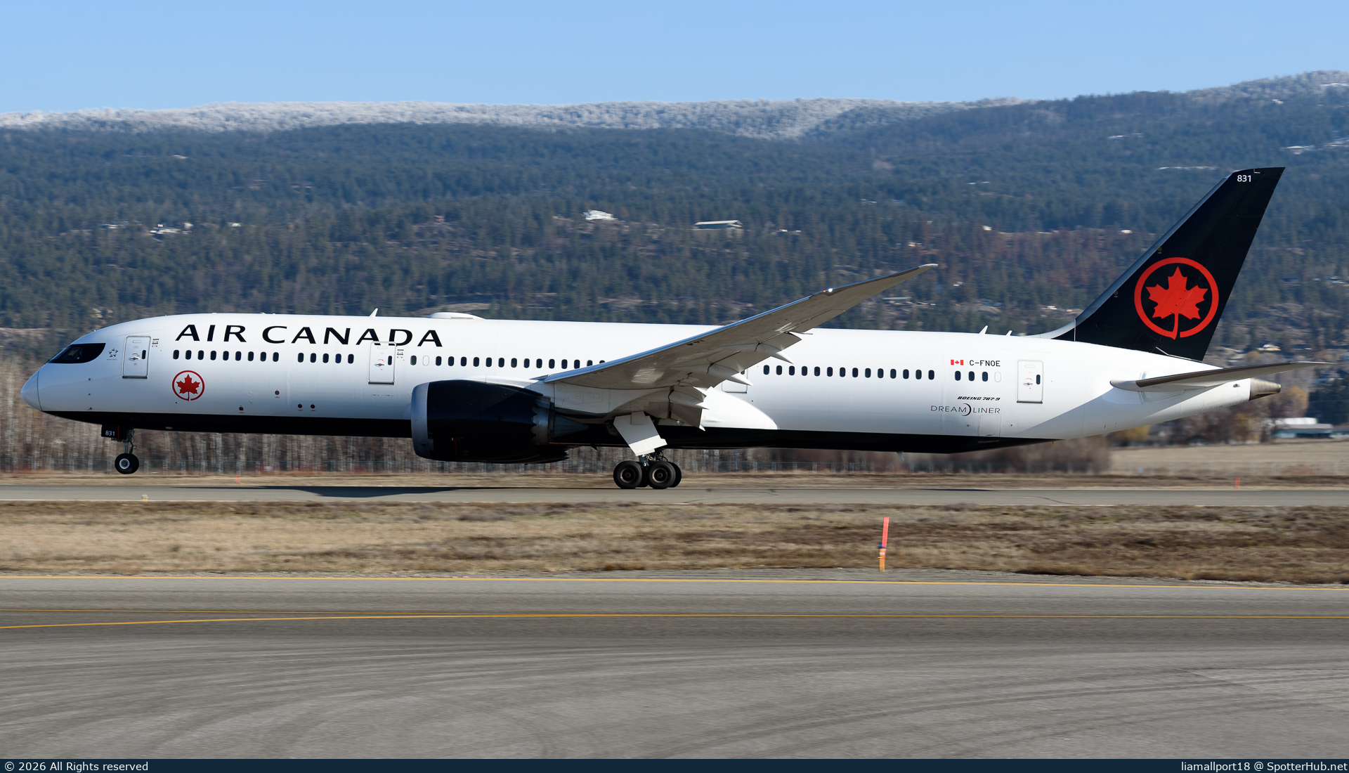 Photo of C-FNOE - Boeing 787-9 Dreamliner operated by Air Canada