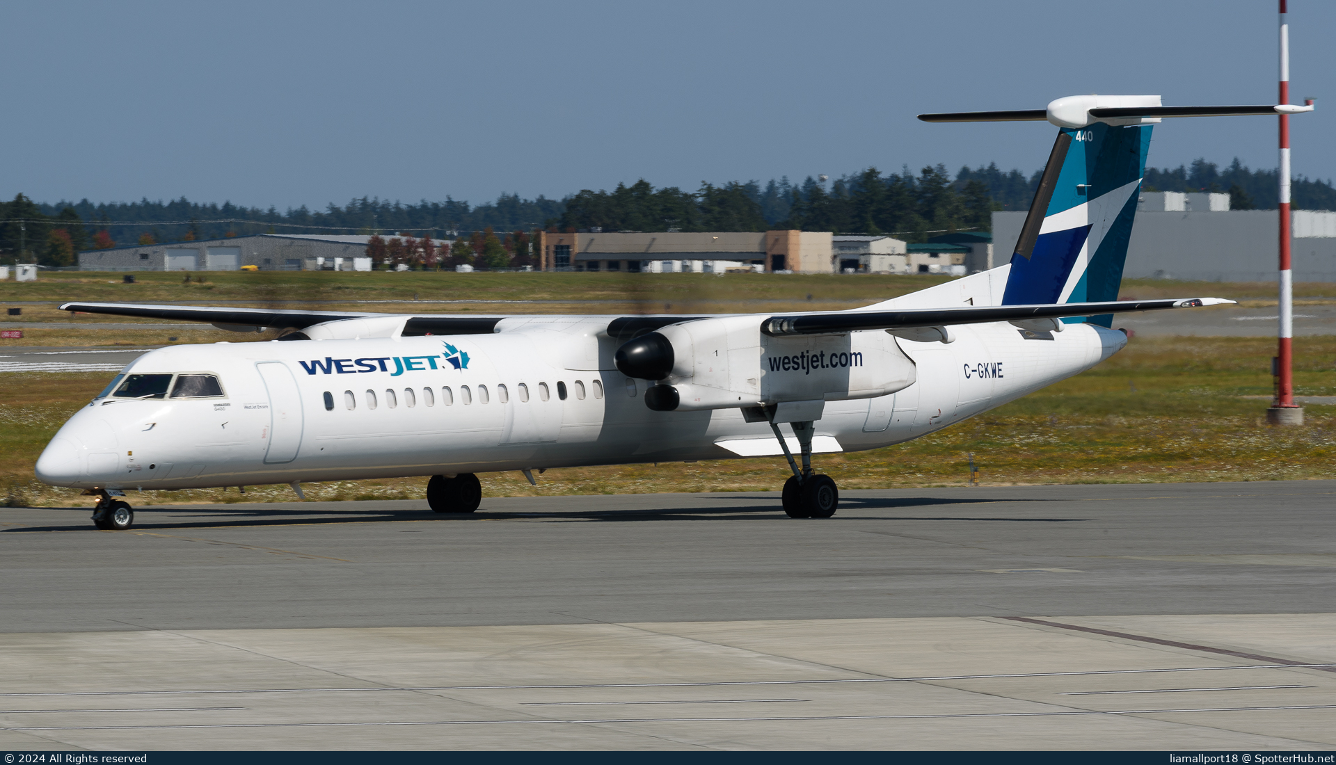 Photo of C-GKWE - Bombardier DHC-8-402 Dash 8 Q400 operated by WestJet Encore