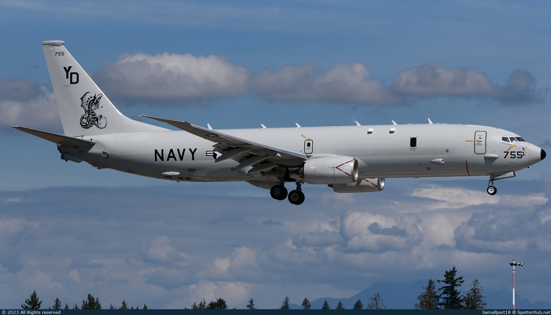 Photo of 168755 - Boeing P-8A Poseidon operated by US Navy