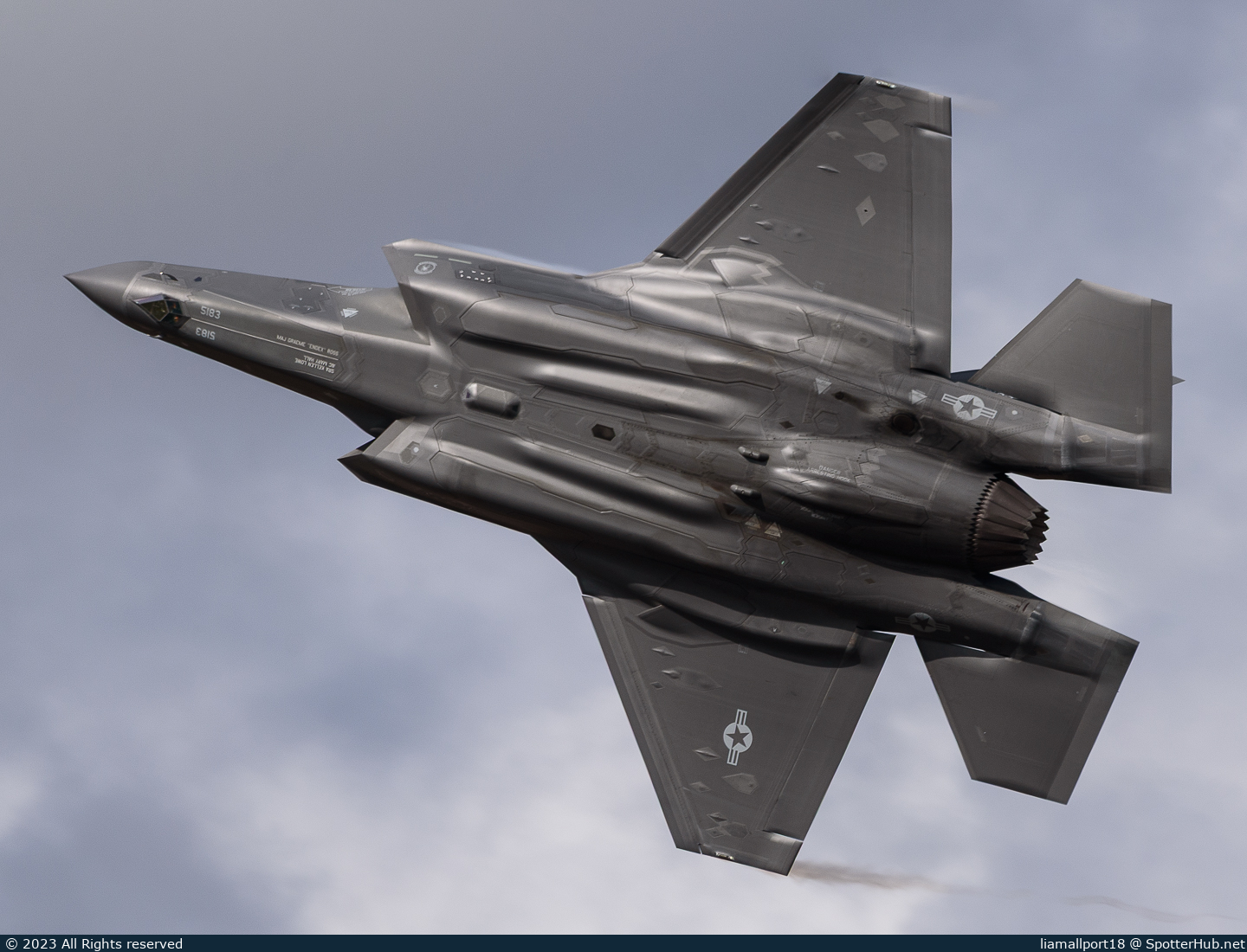 Photo of 15-5183 - Lockheed Martin F-35A Lightning II operated by US Air Force