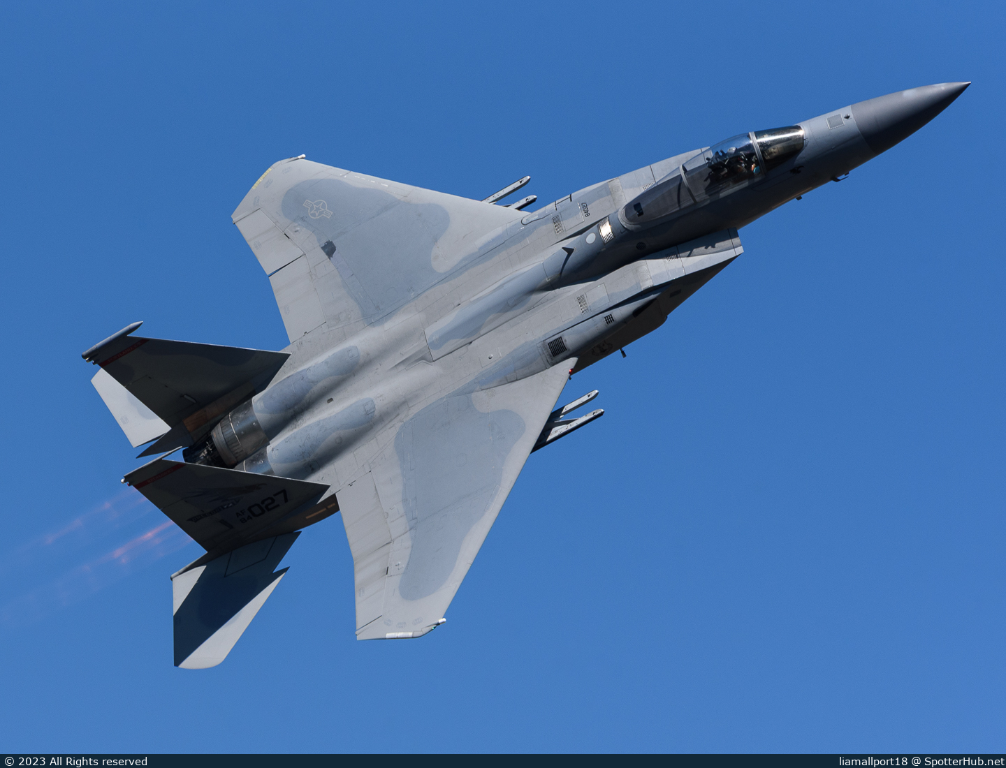 Photo of 84-0027 - McDonnell Douglas F-15C Eagle operated by US Air Force