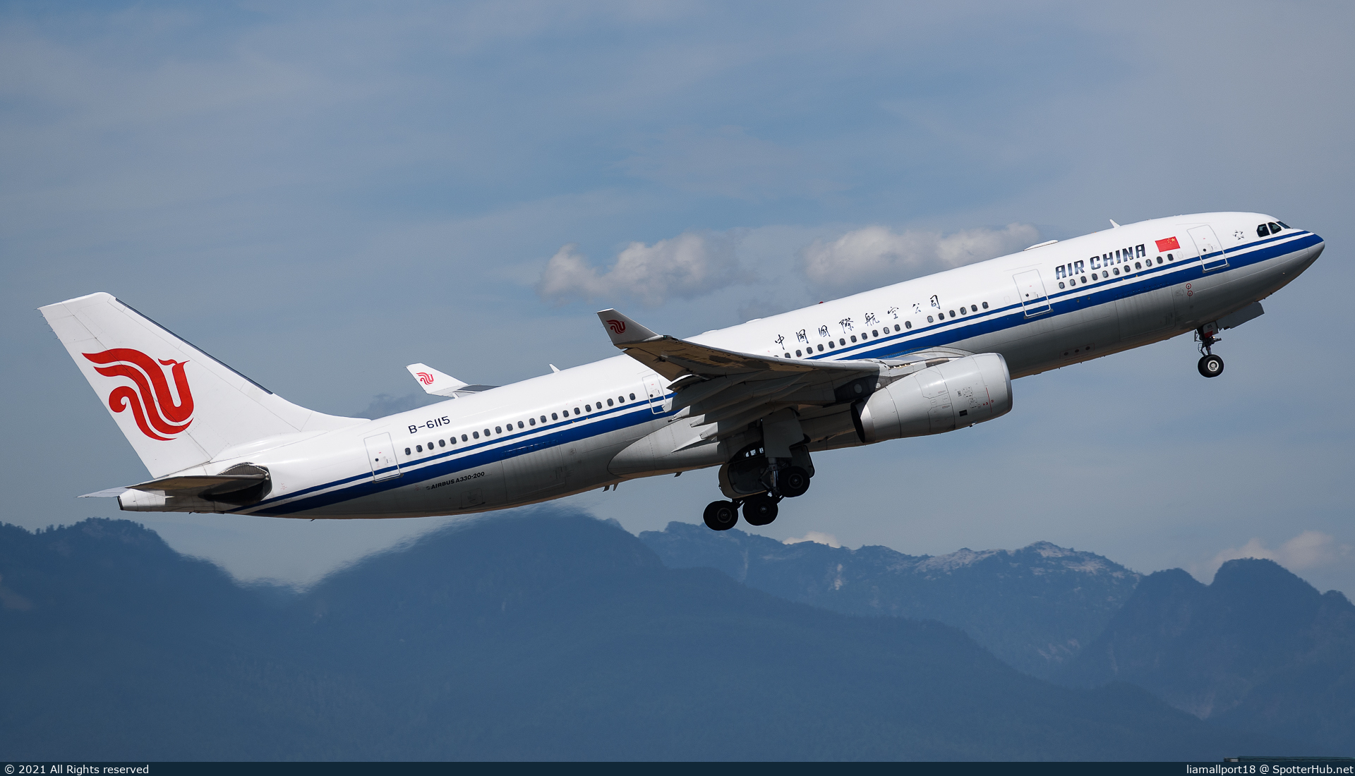 Photo of B-6115 - Airbus A330-243 operated by Air China