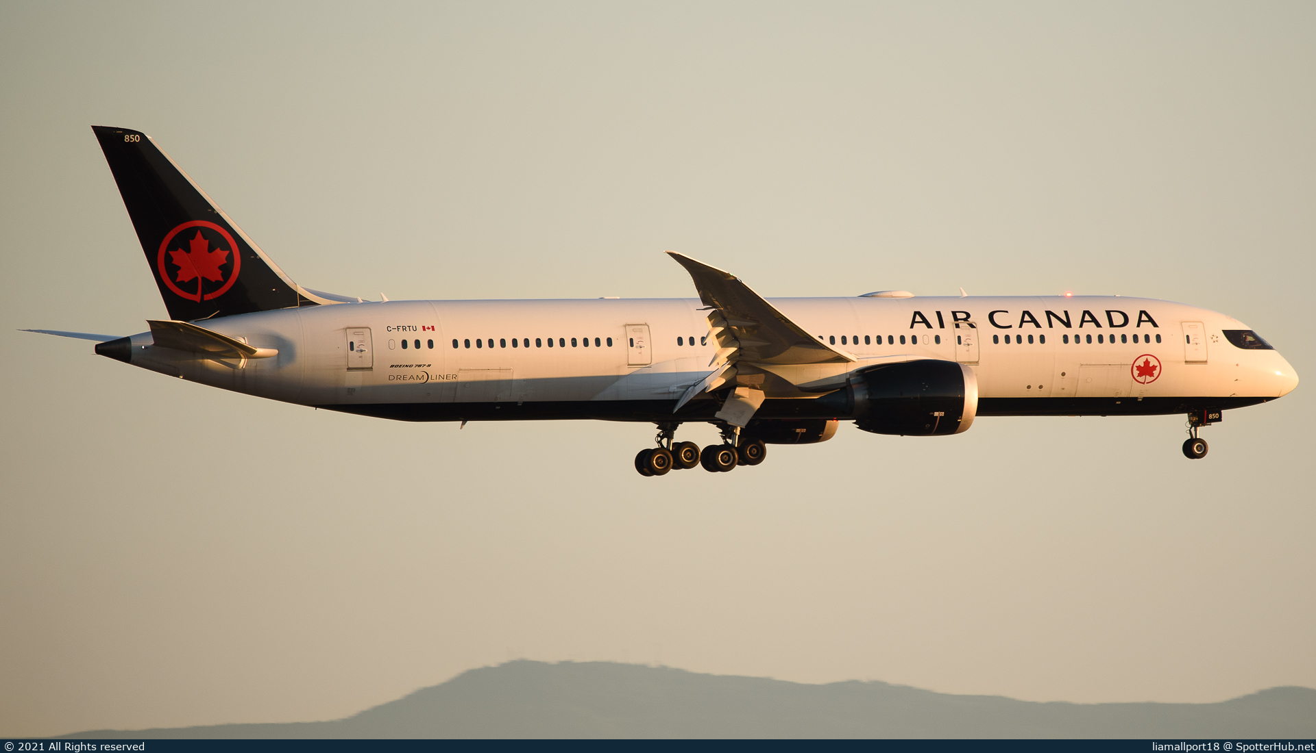 Photo of C-FRTU - Boeing 787-9 Dreamliner operated by Air Canada