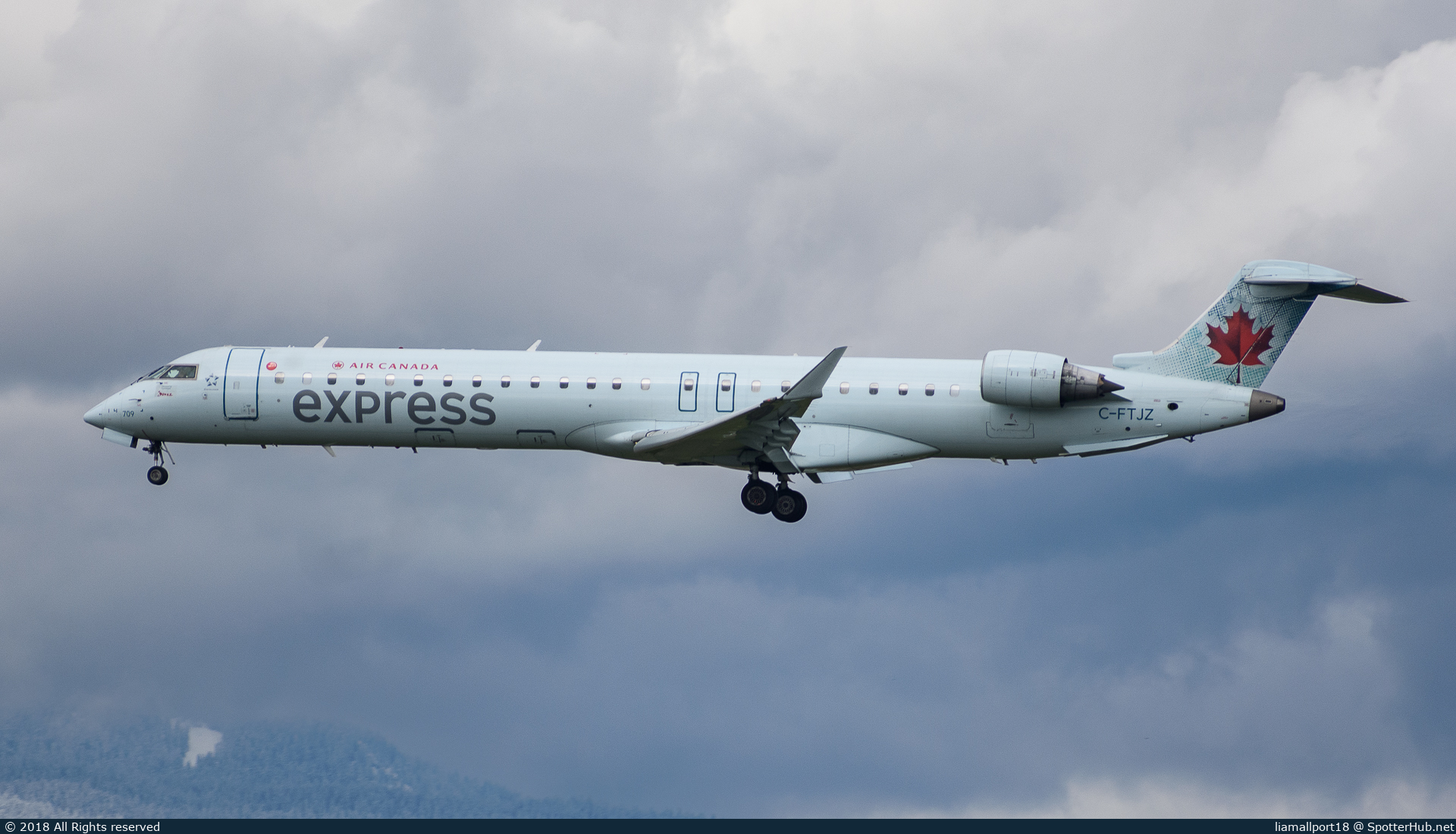 Photo of C-FTJZ - Bombardier CRJ-900LR operated by Air Canada Express (opb Jazz Air)