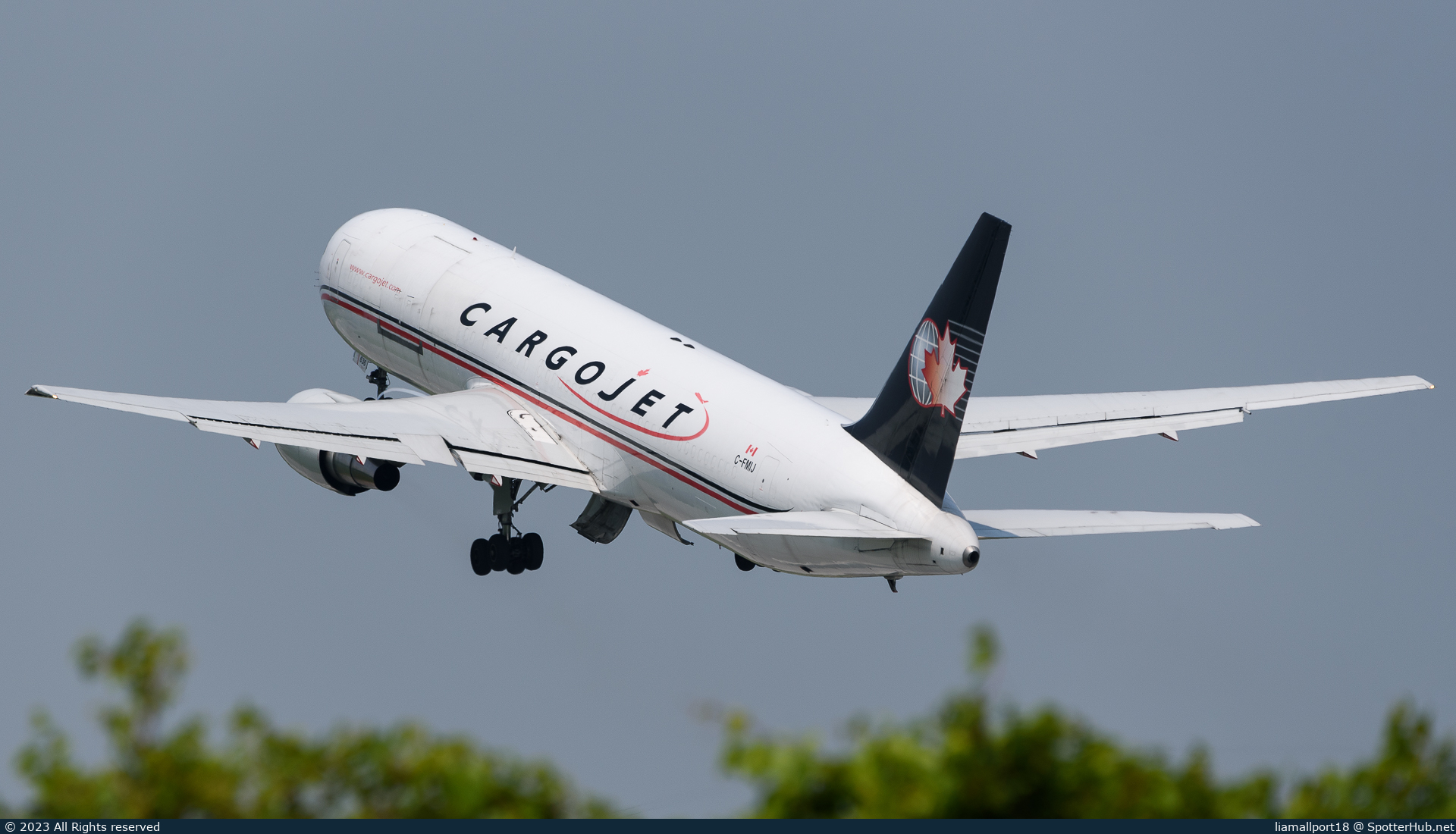 Photo of C-FMIJ - Boeing 767-328(ER)(BDSF) at John C. Munro Hamilton International Airport
