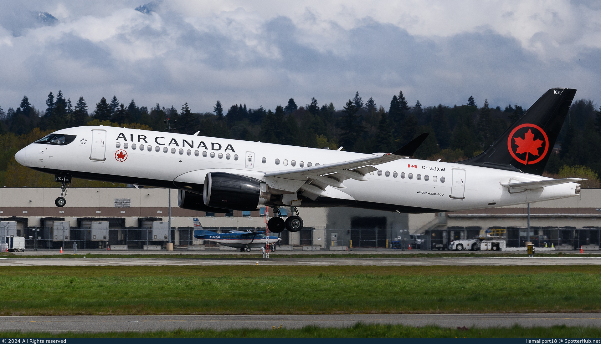 Photo of C-GJXW - Airbus A220-300 operated by Air Canada