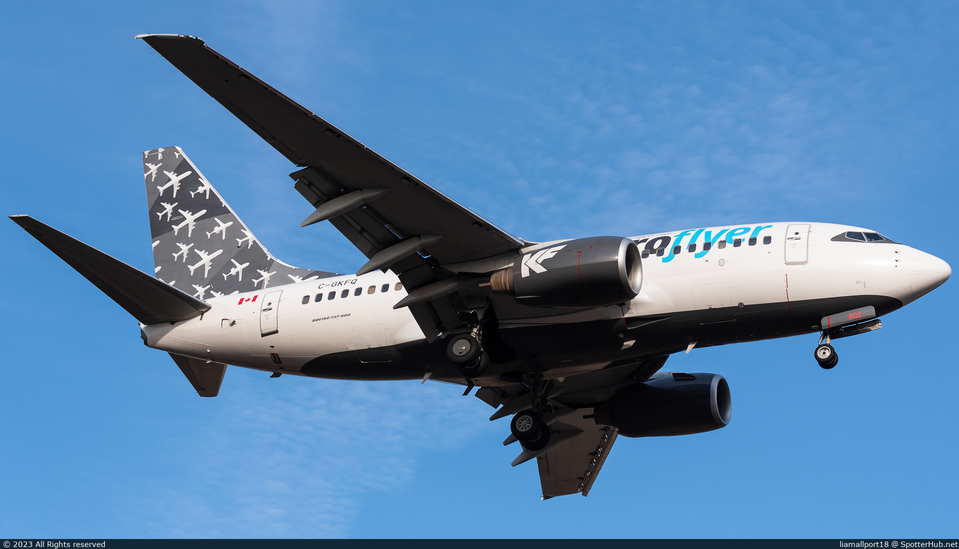 Photo of C-GKFQ - Boeing 737-6CT operated by Aeroflyer (opb Kelowna Flightcraft)